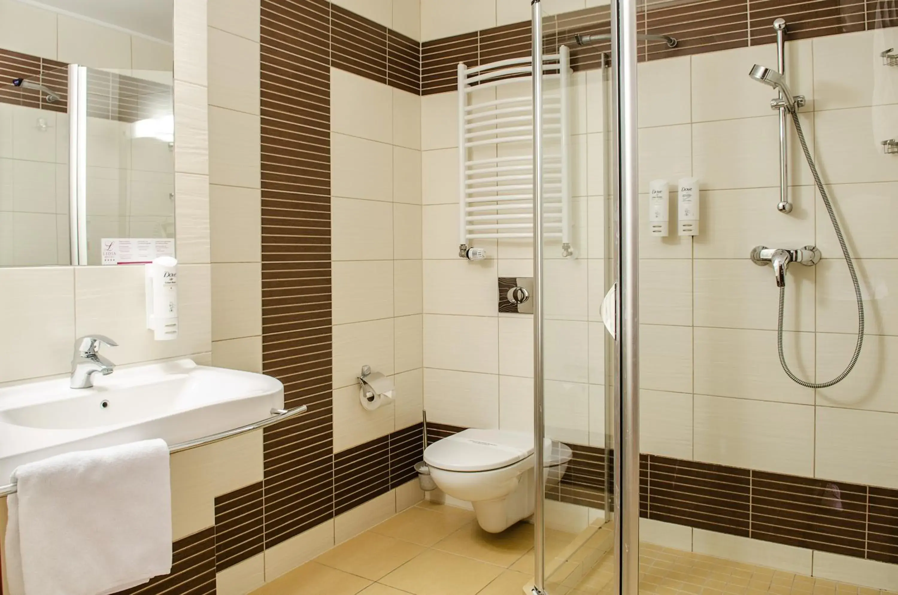 Shower, Bathroom in Hotel Lidia Spa & Wellness