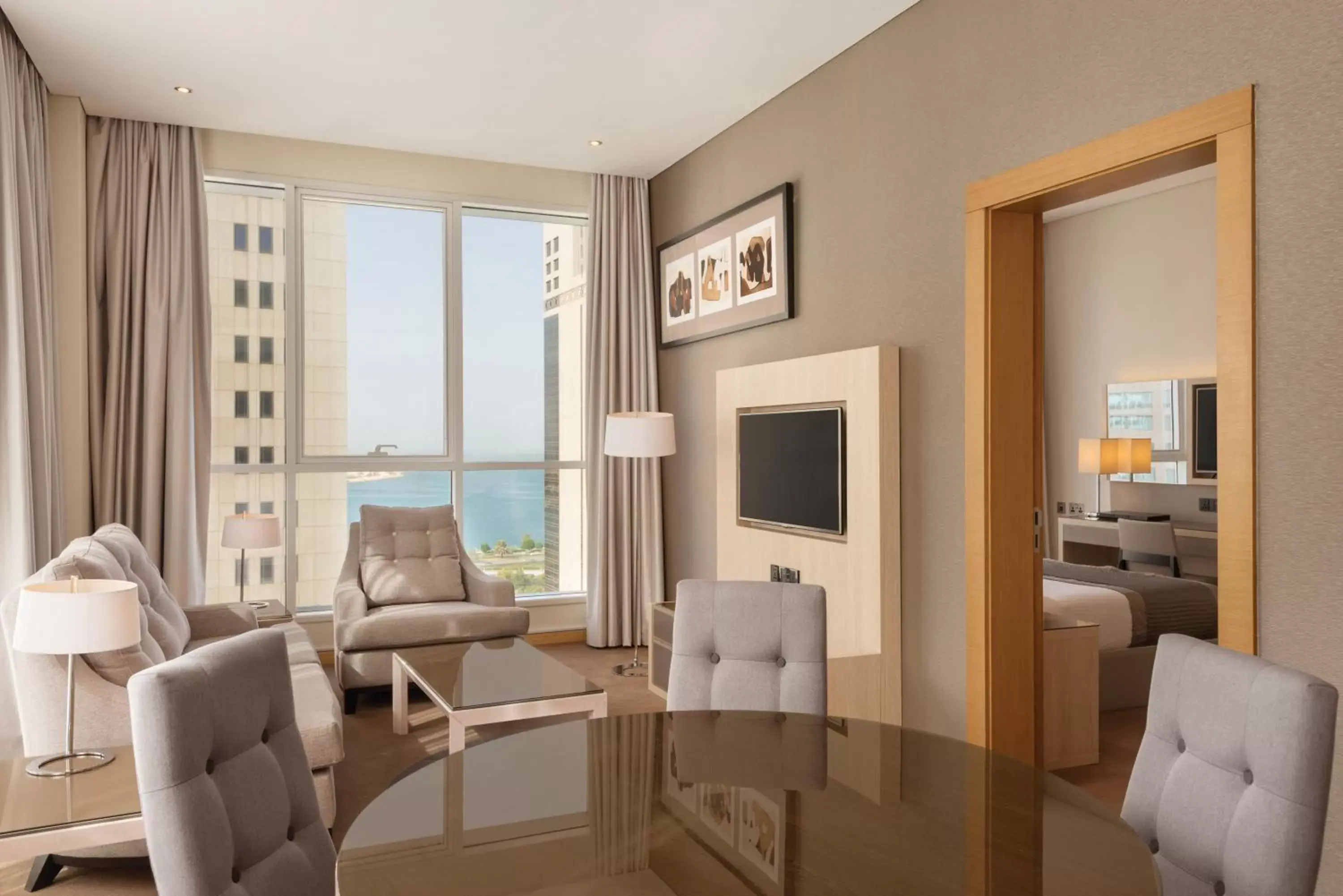 Living room, Seating Area in TRYP by Wyndham Abu Dhabi City Center