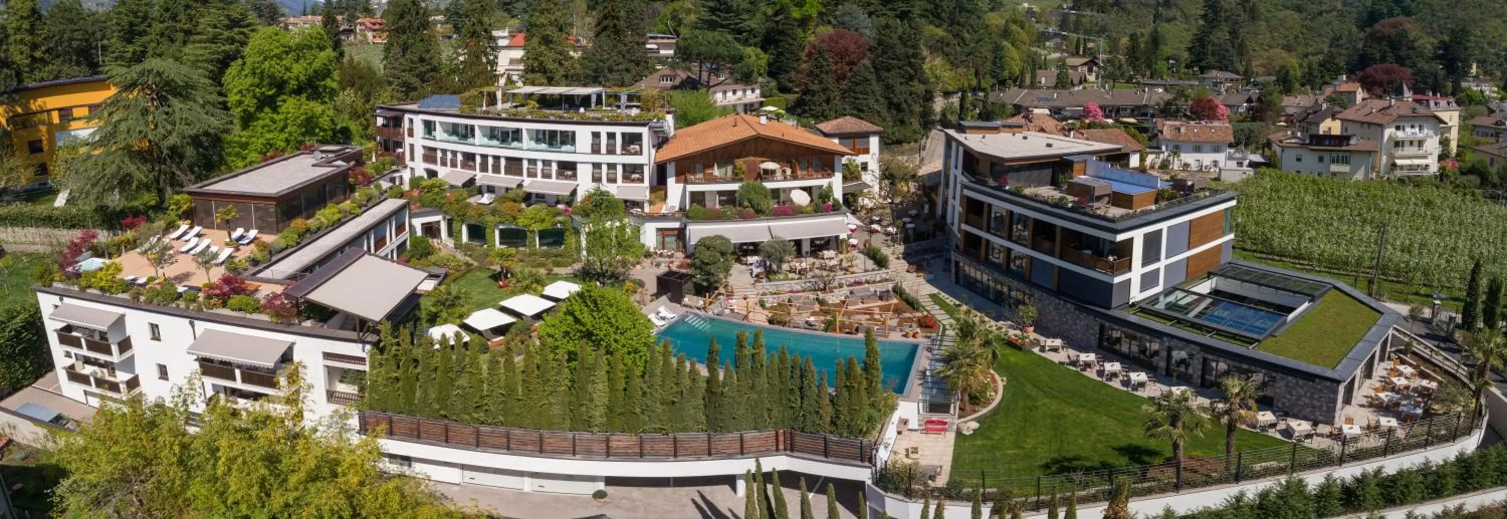 Bird's eye view in Hotel Ansitz Plantiz