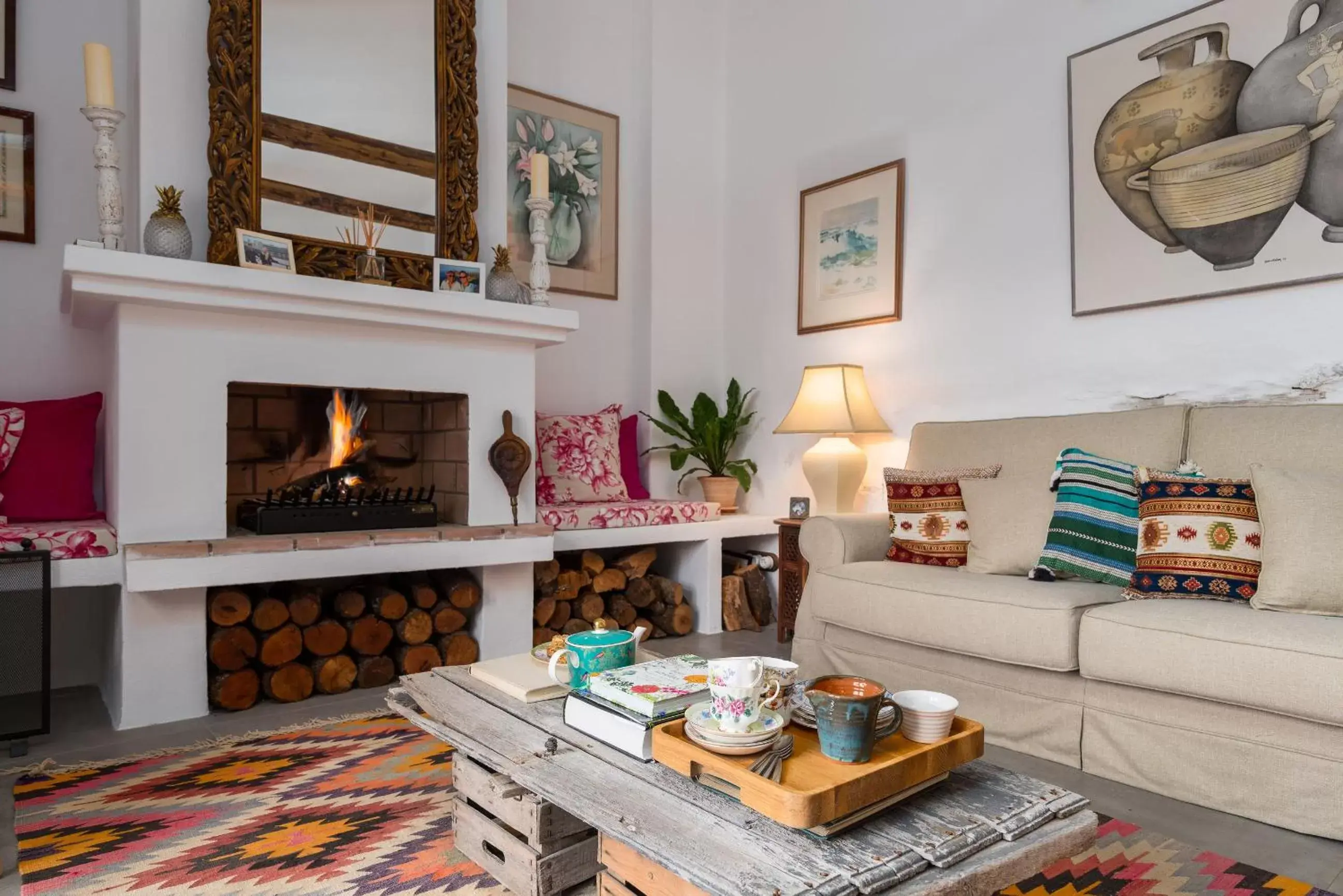 Living room, Seating Area in Casa Higueras