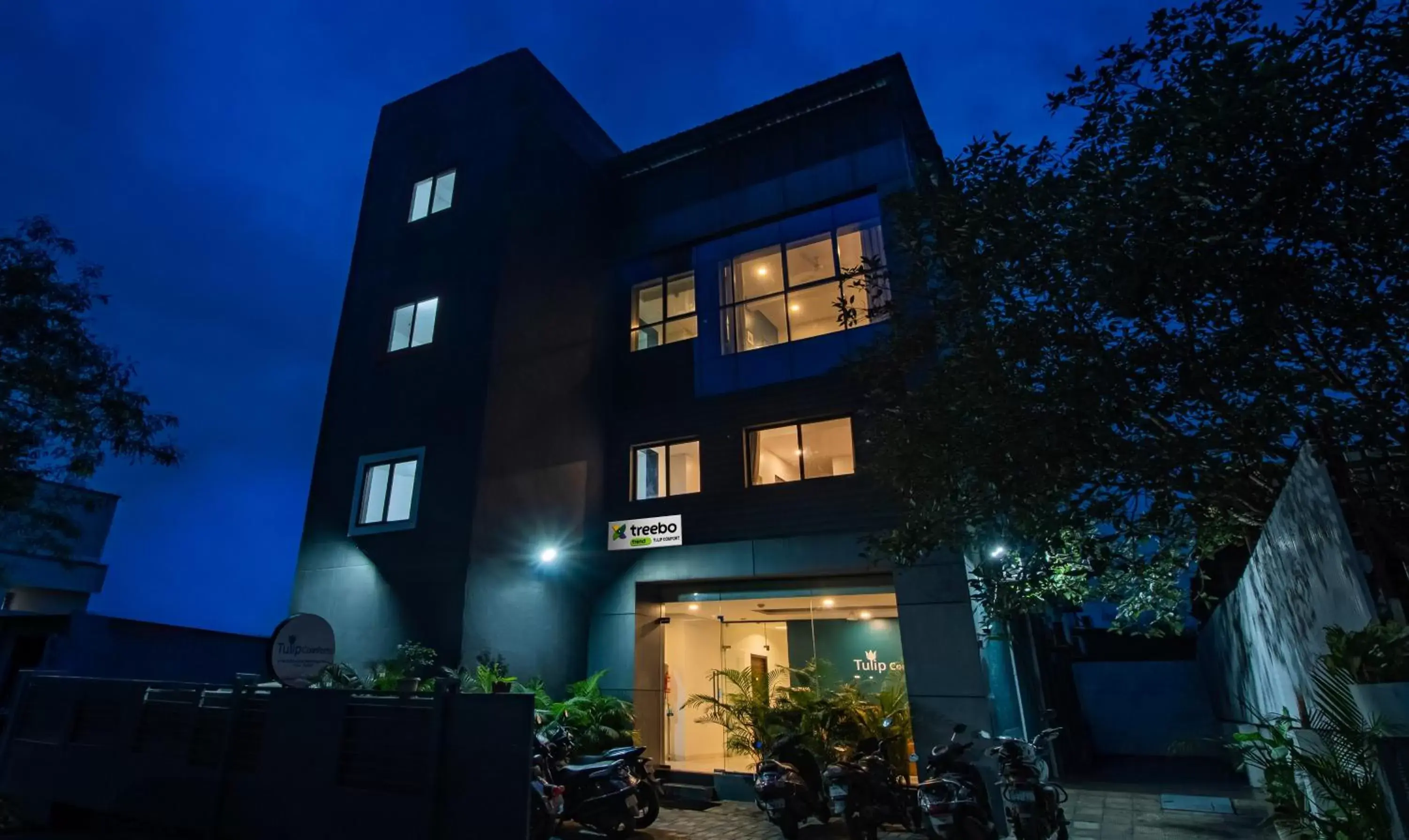 Facade/entrance in Treebo Tulip Comfort Facade/entrance in Treebo Tulip Comfort