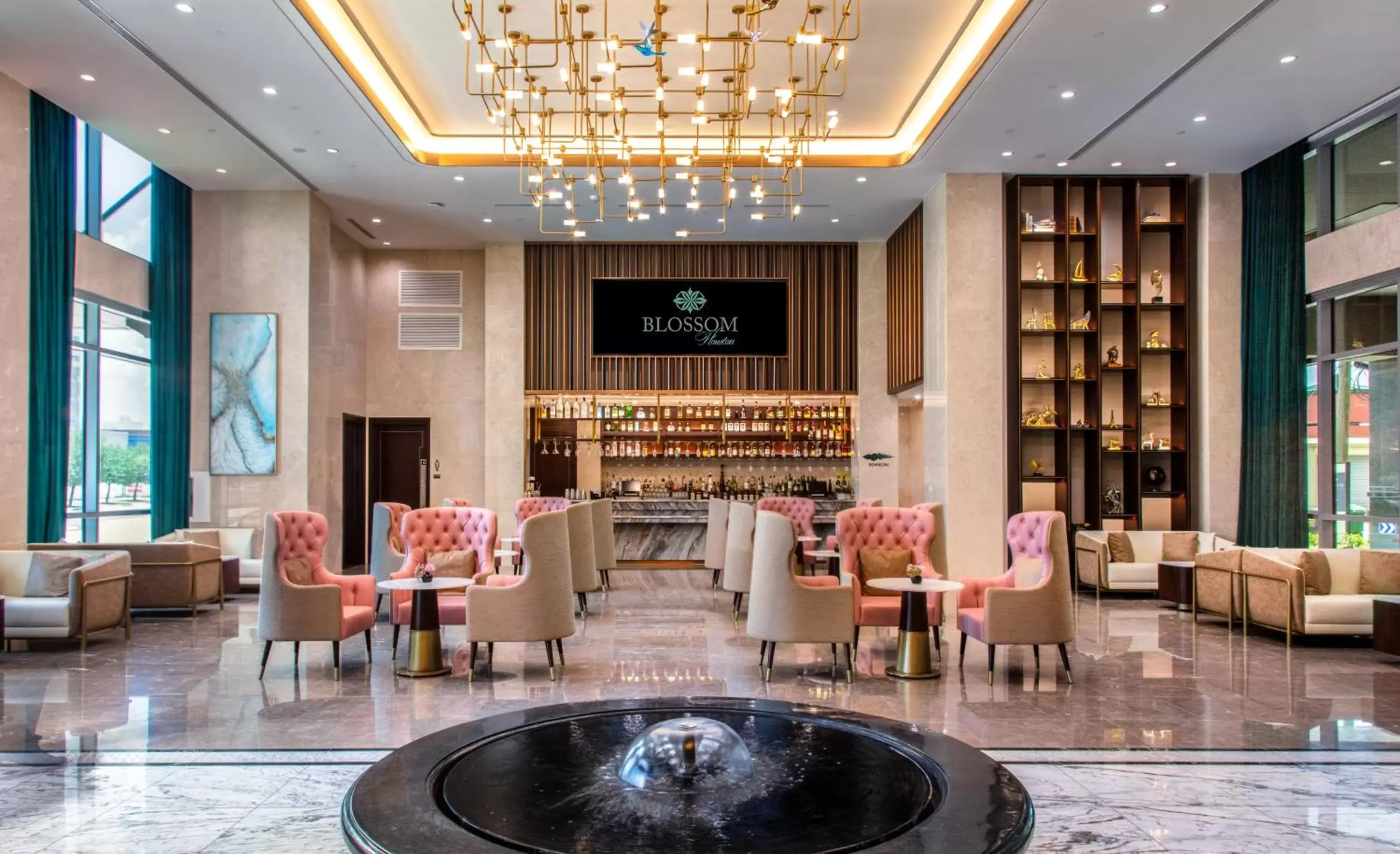 Lobby or reception in Blossom Hotel Houston