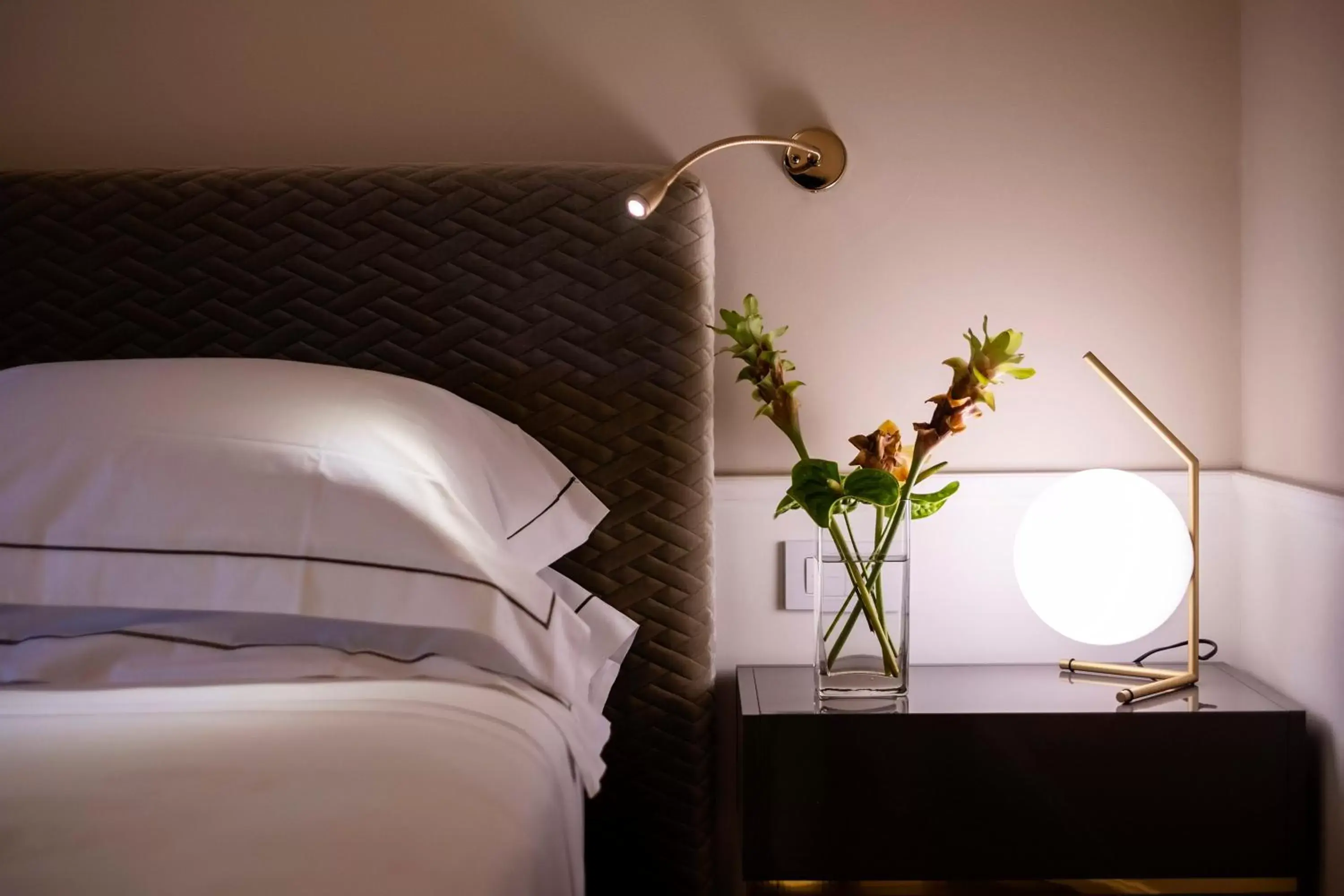 Bed in Hotel Villa Soligo - Small Luxury Hotels of the World
