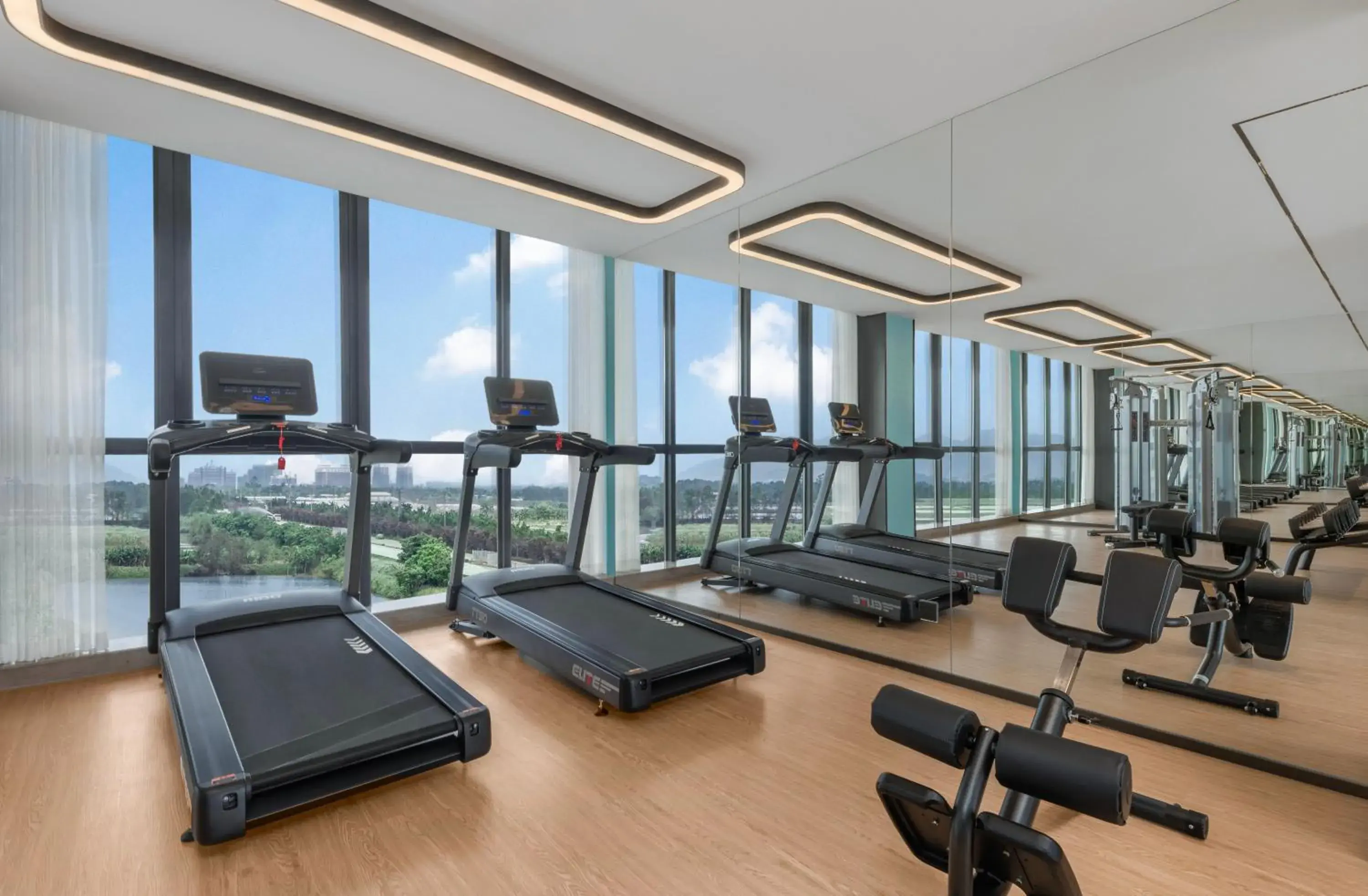 Fitness centre/facilities, Fitness Center/Facilities in Holiday Inn Express Jiangmen Yinhu Bay, an IHG Hotel