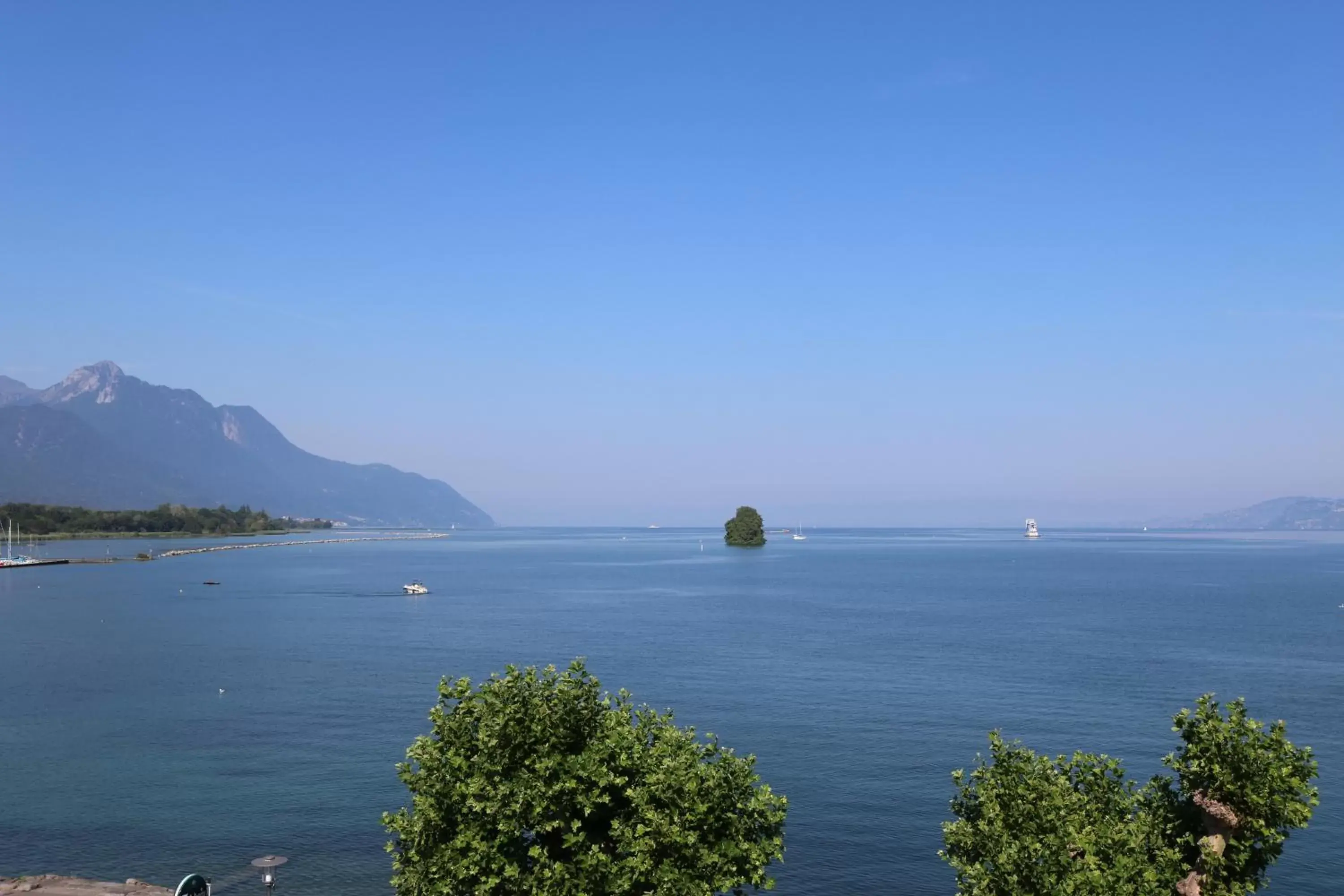 Lake view in Hotel Du Quai