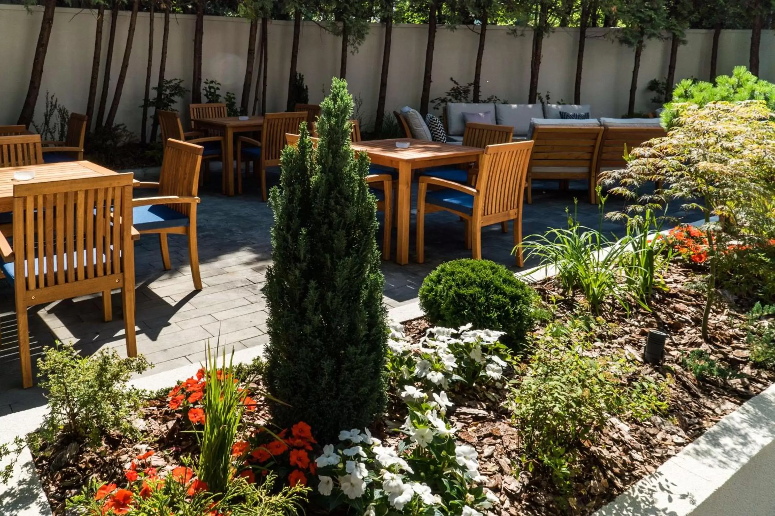 Patio in Best Western Premier Natalija Residence