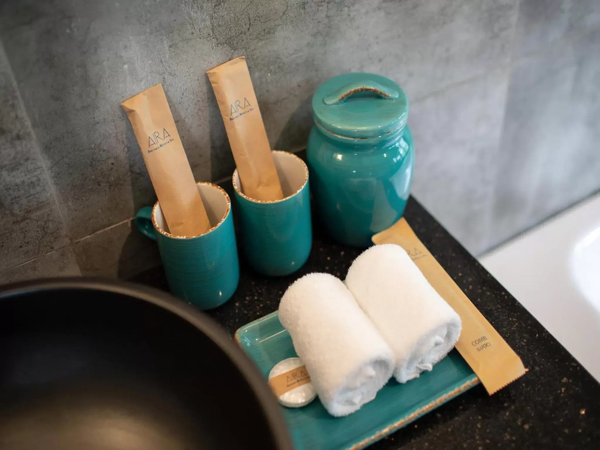 Bathroom in AIRA Boutique Hoi An Hotel & Spa Bathroom in AIRA Boutique Hoi An Hotel & Spa