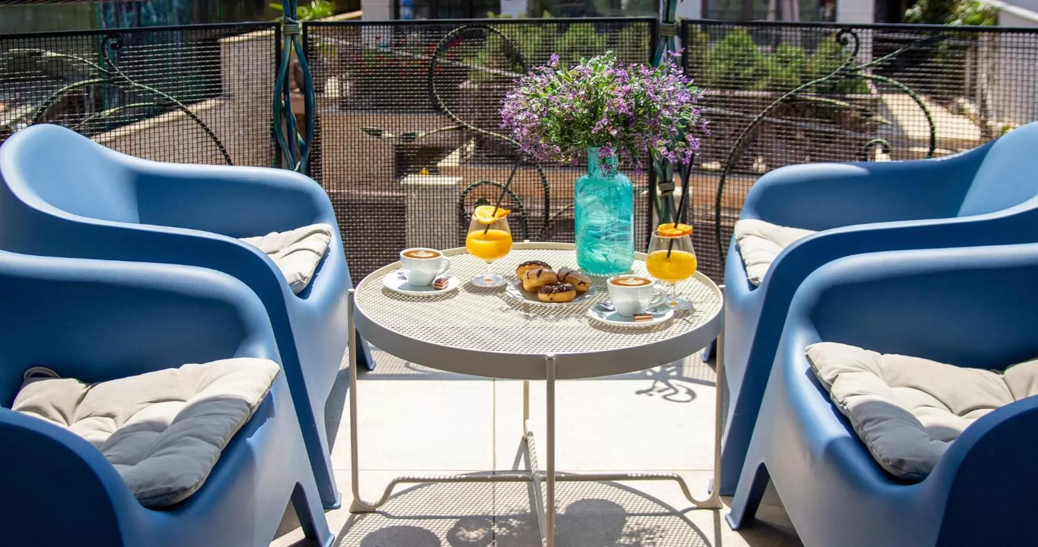 Balcony/Terrace in Garni Hotel Mint