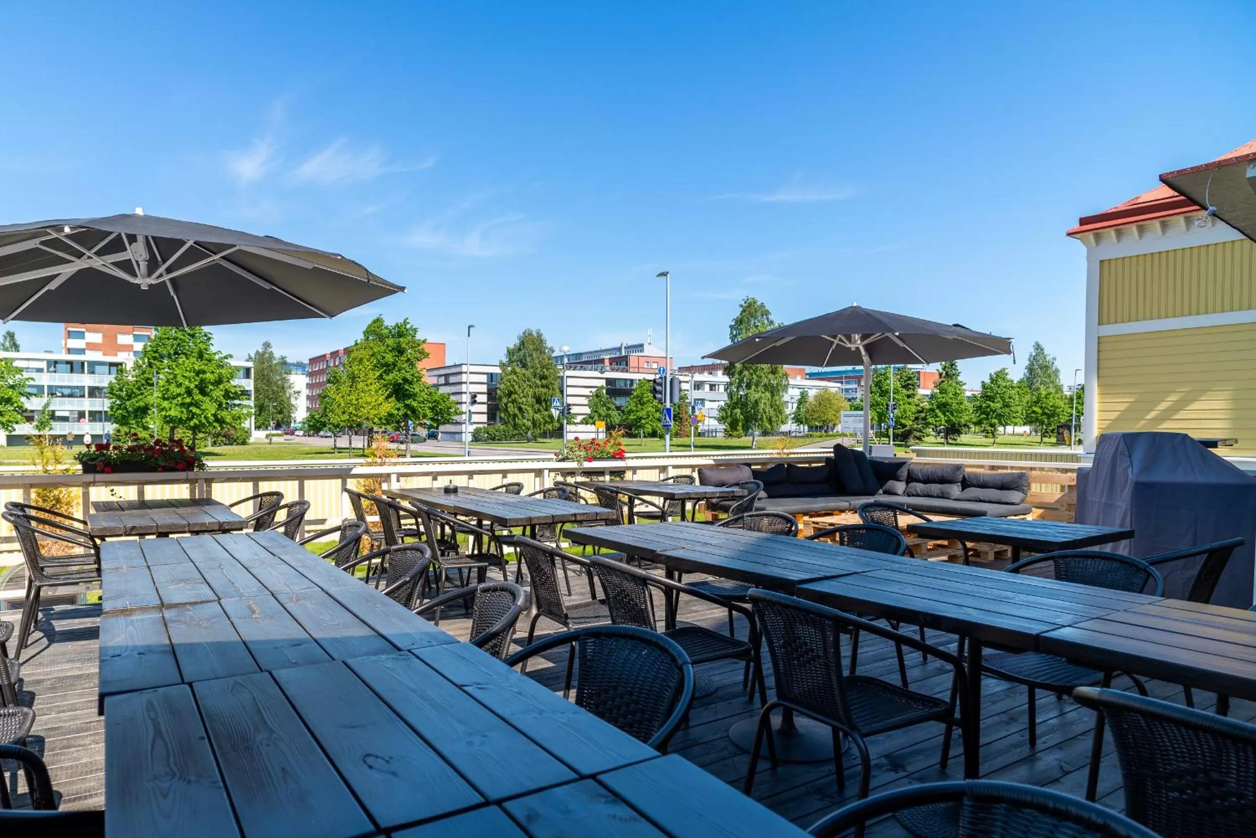 Balcony/Terrace in De Gamlas Hem Hotel & Restaurant