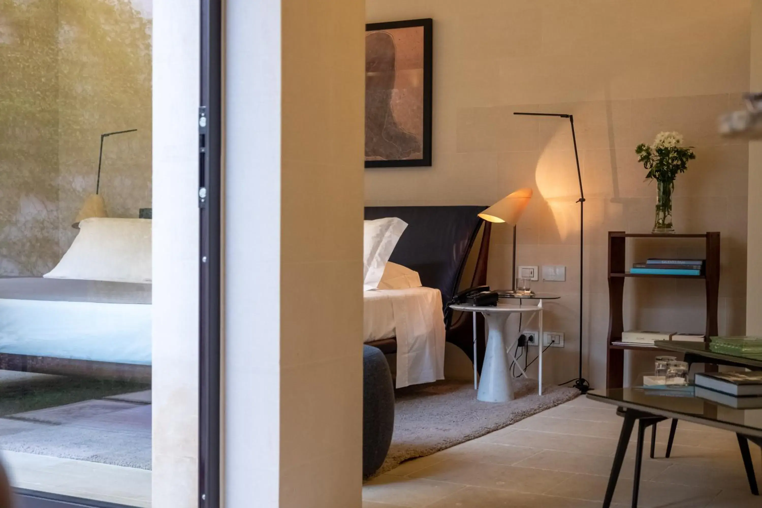 Bed in La Fiermontina - luxury home hotel