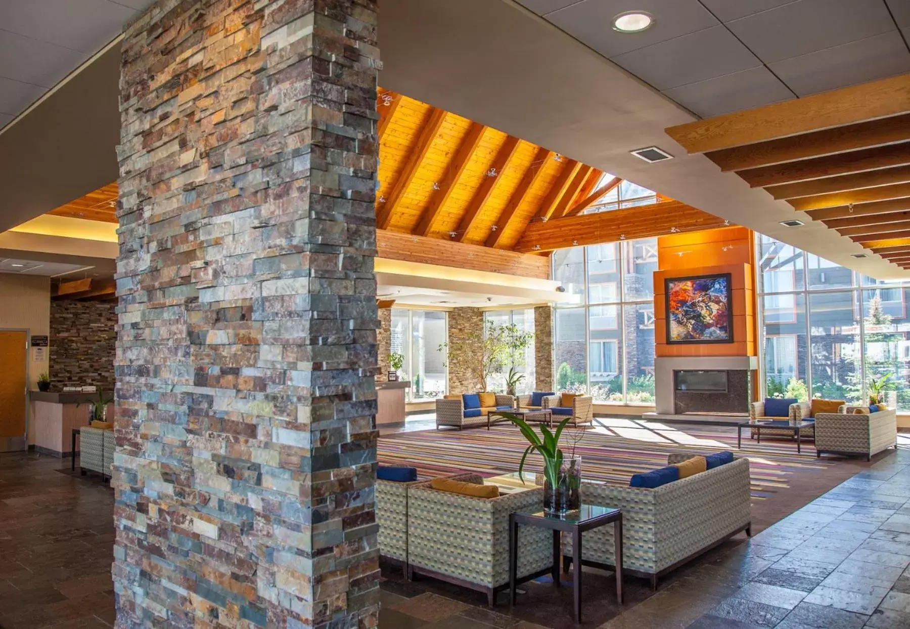 Lobby or reception in Edmonton Hotel & Convention Center Edmonton Lobby or reception in Edmonton Hotel & Convention Center Edmonton