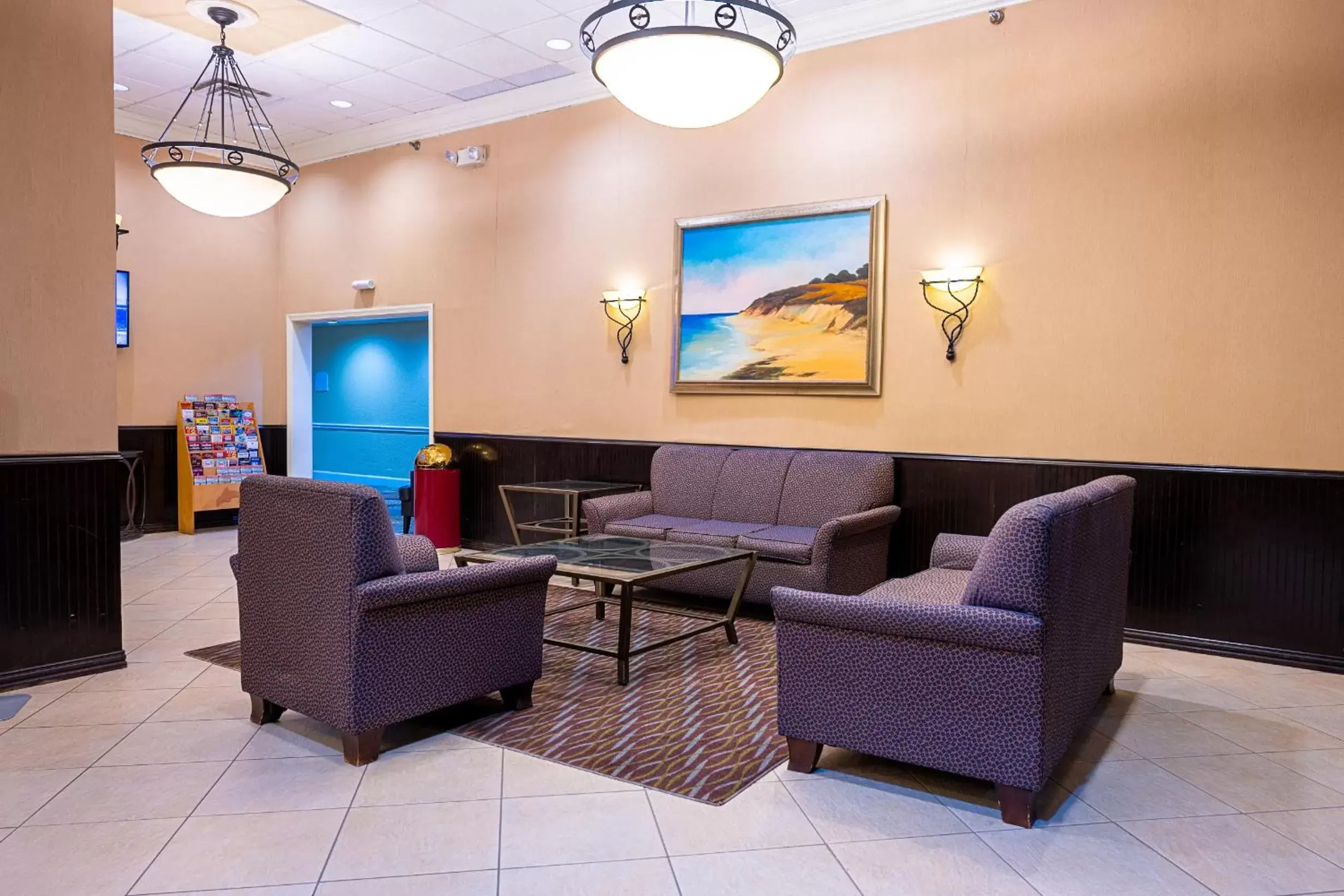 Lobby or reception, Seating Area in Emerald Beach Hotel Corpus Christi