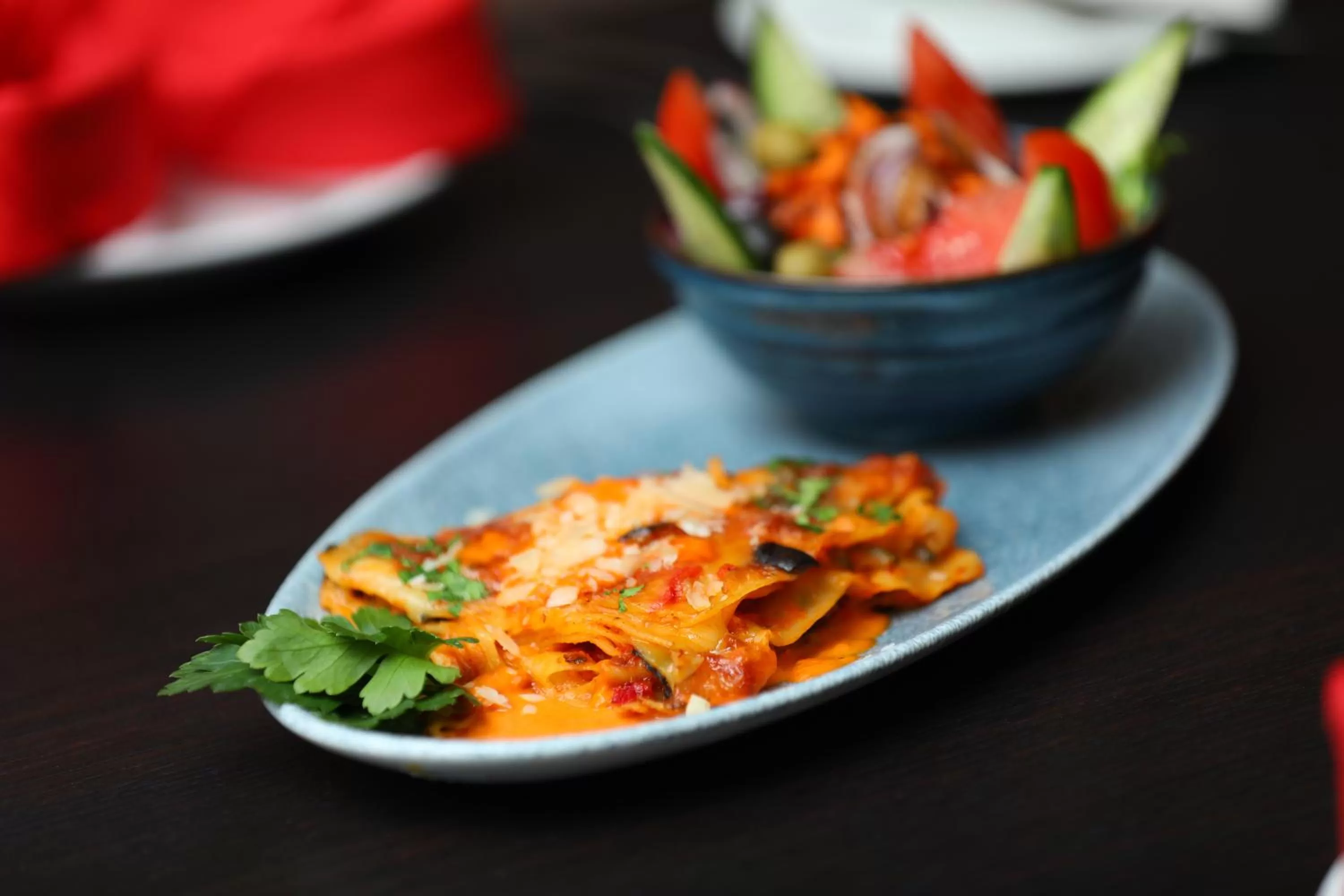 Food and drinks in The Old Hall Hotel