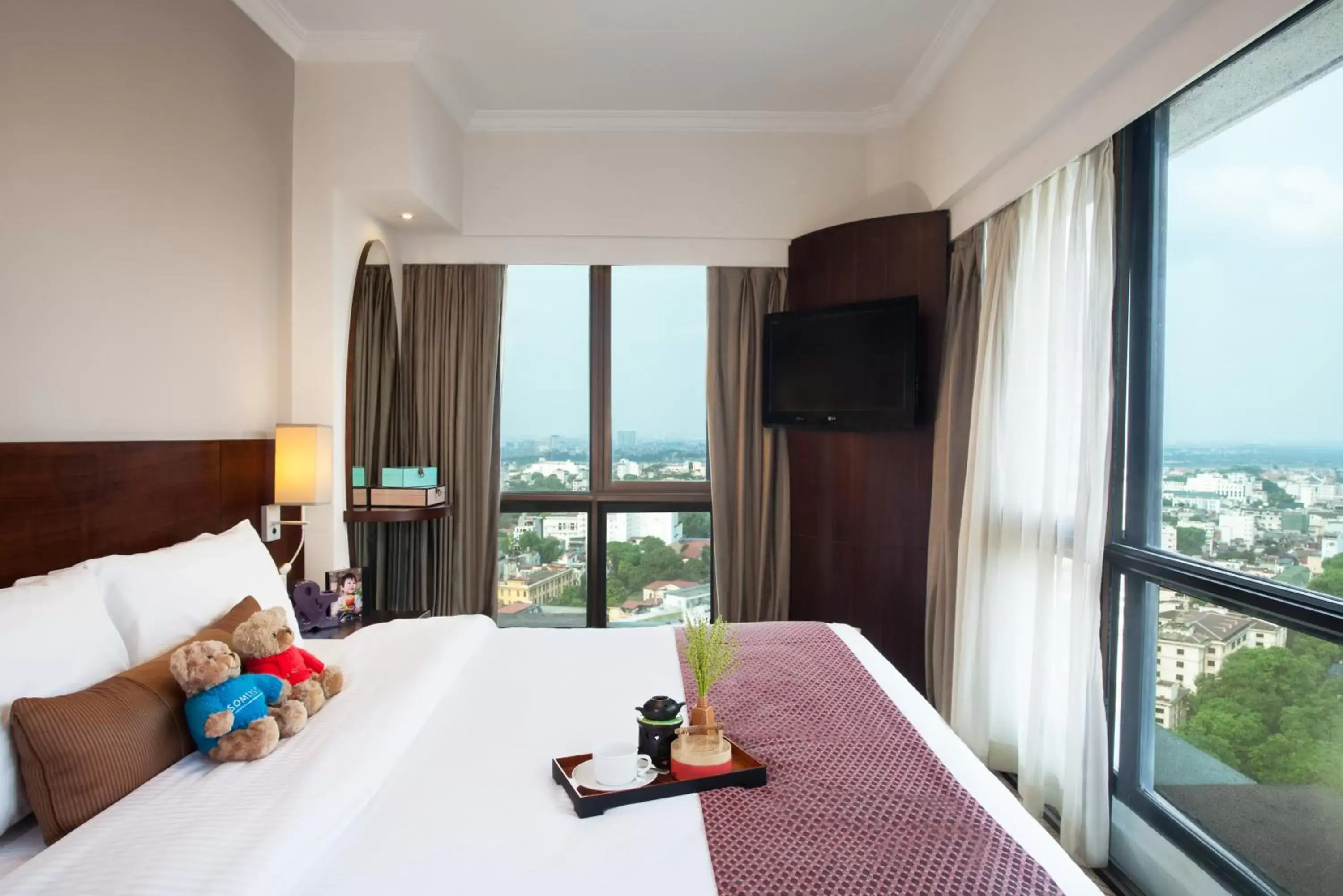 Bedroom in Somerset Grand Hanoi Serviced Residences