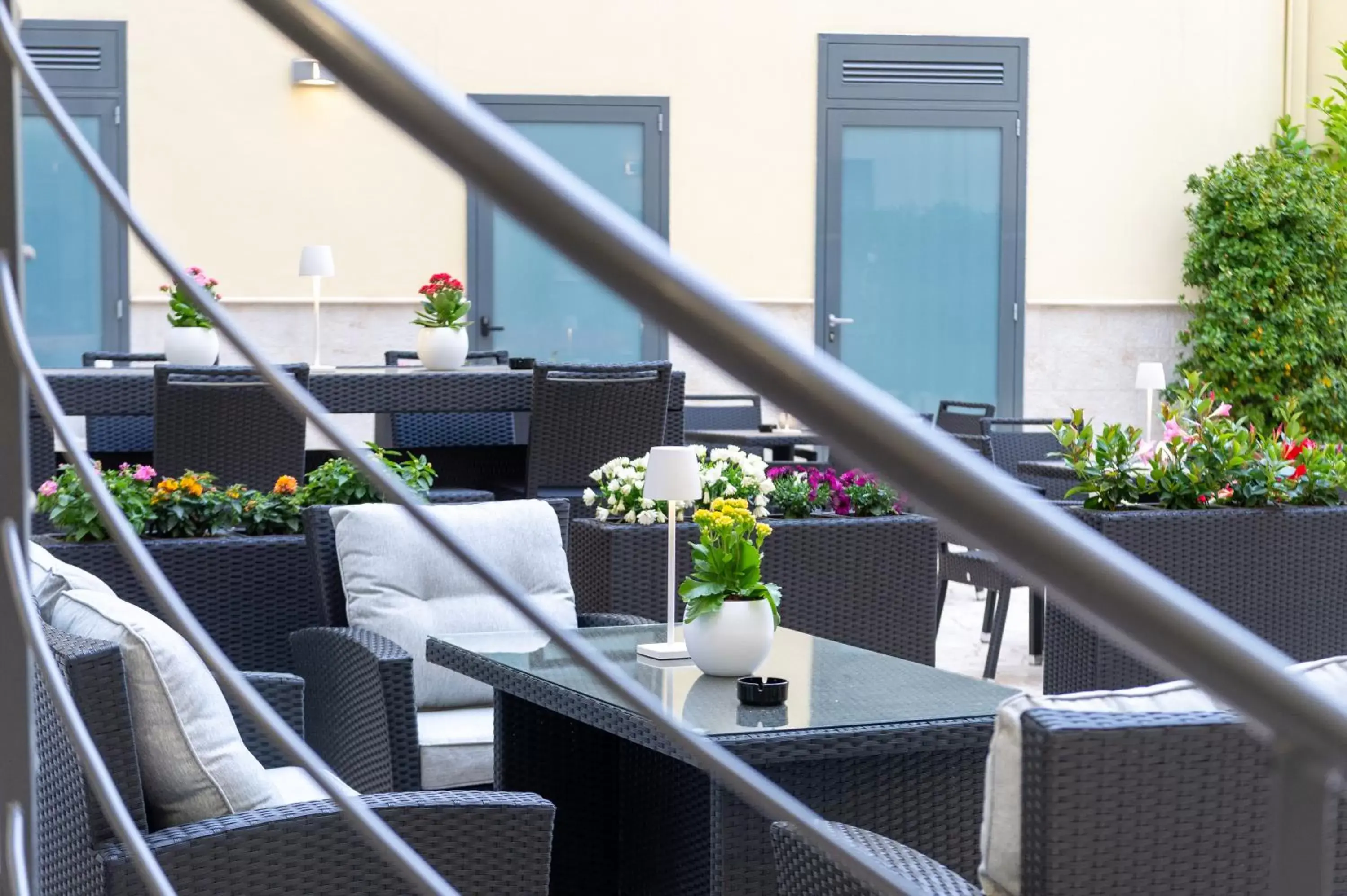 Inner courtyard view in Hotel Auditorium