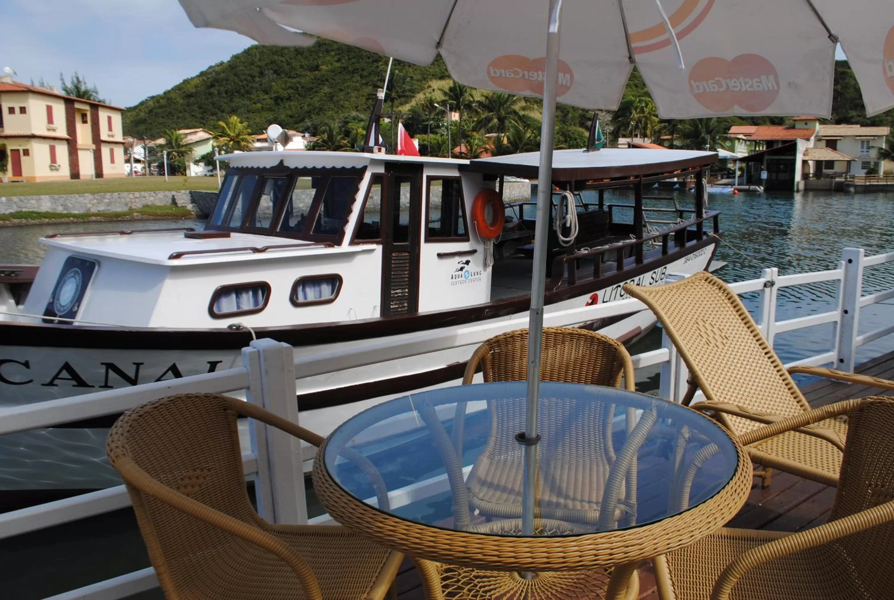 Swimming pool in Pousada Porto Canal