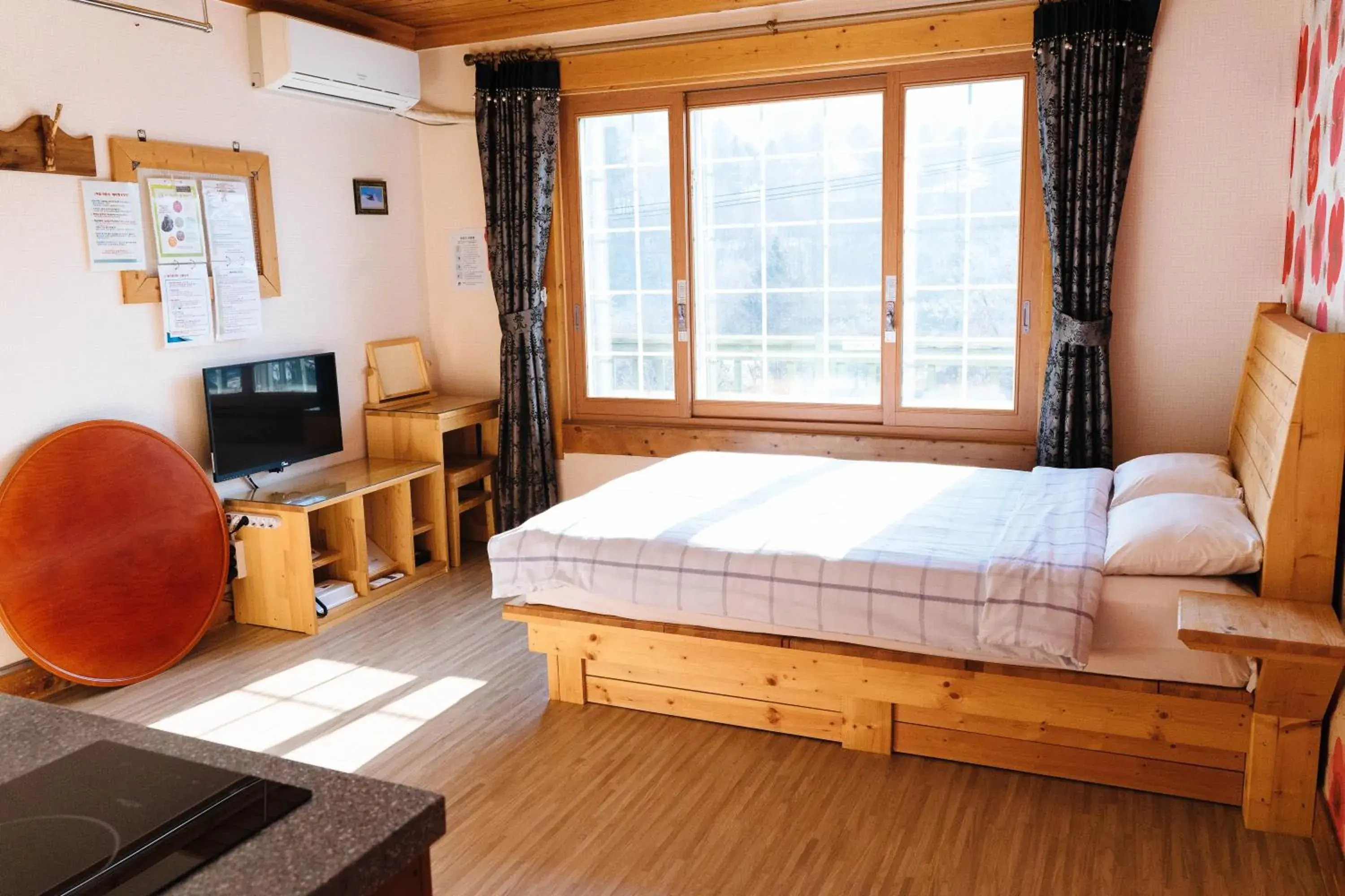 Bed in White Cabin