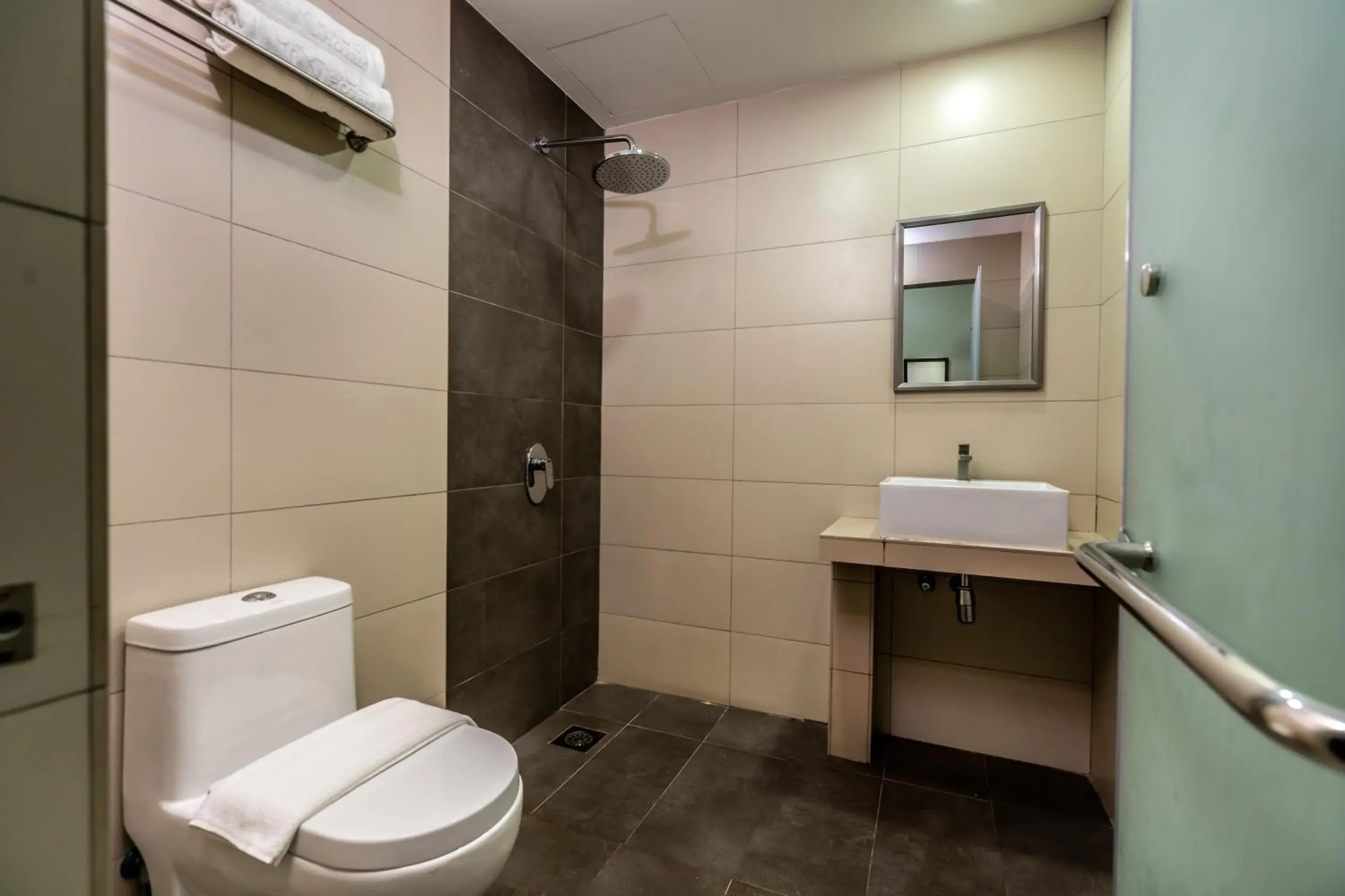 Bathroom in Orange Hotel Kota Kemuning @ Shah Alam