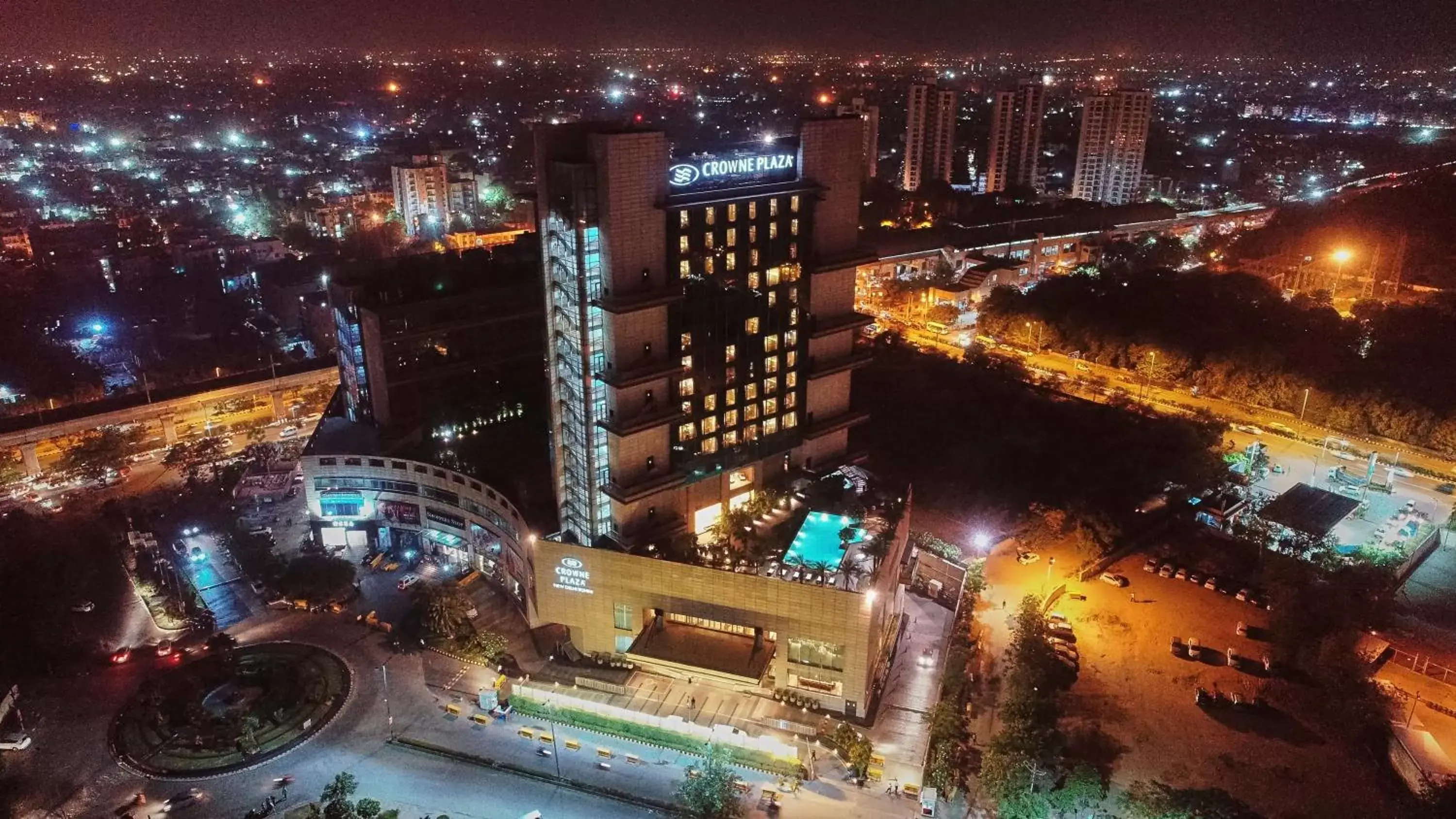 Bird's eye view, Bird's-eye View in Crowne Plaza New Delhi Rohini, an IHG Hotel