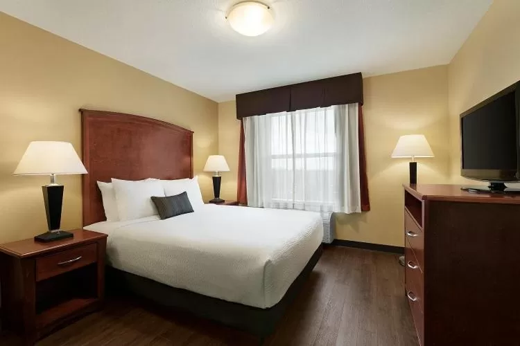 Bed in Days Inn & Suites by Wyndham Sherwood Park Edmonton