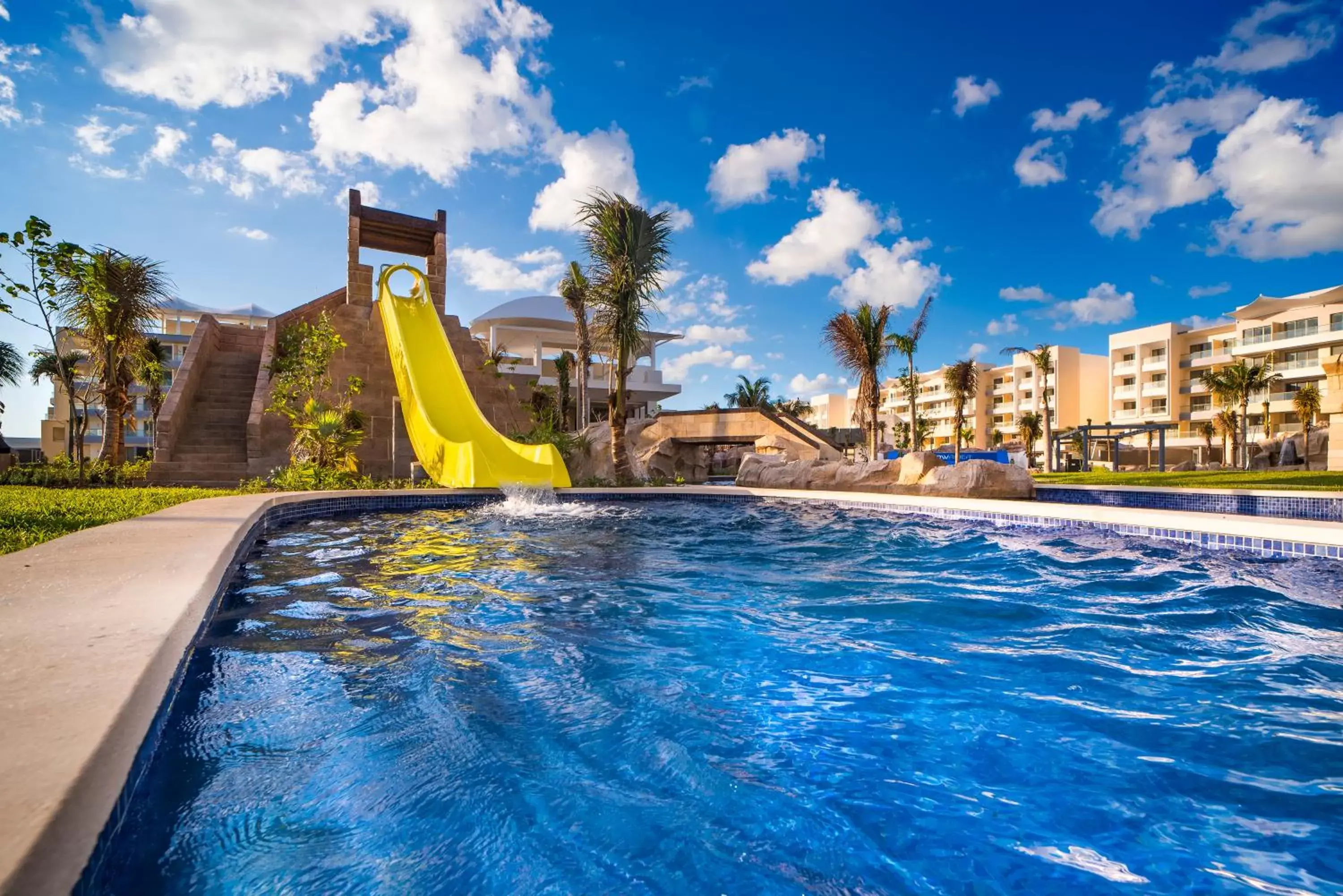 Aqua park, Swimming Pool in Planet Hollywood Cancun, An Autograph Collection All-Inclusive Resort