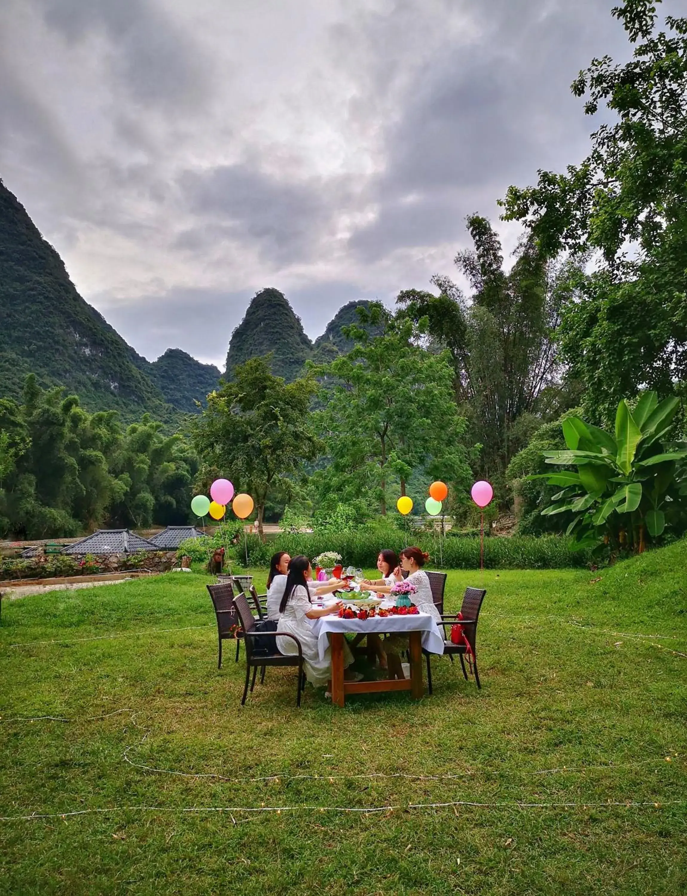 People in Yangshuo Moondance Hotel