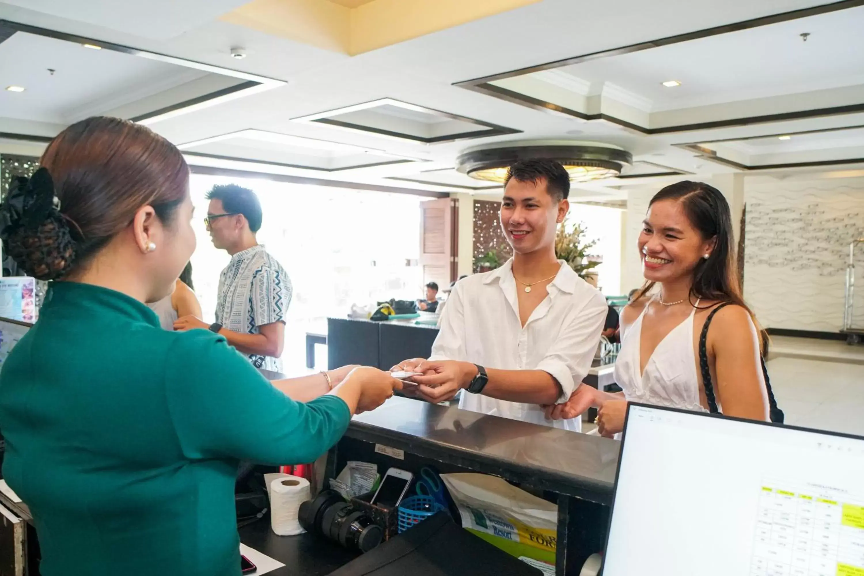 group of guests in Coron Westown Resort