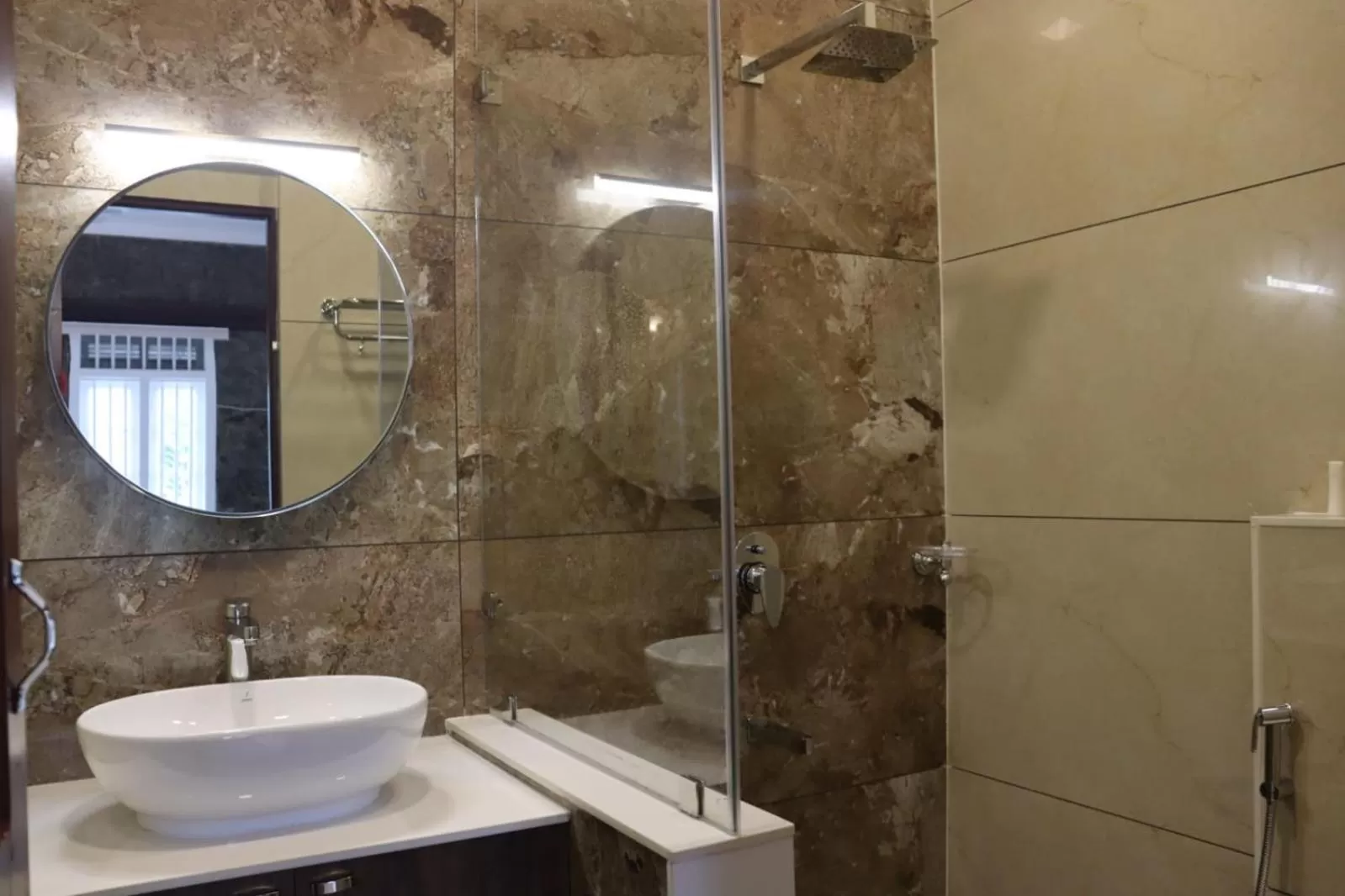 Bathroom in Chithirapuram Palace