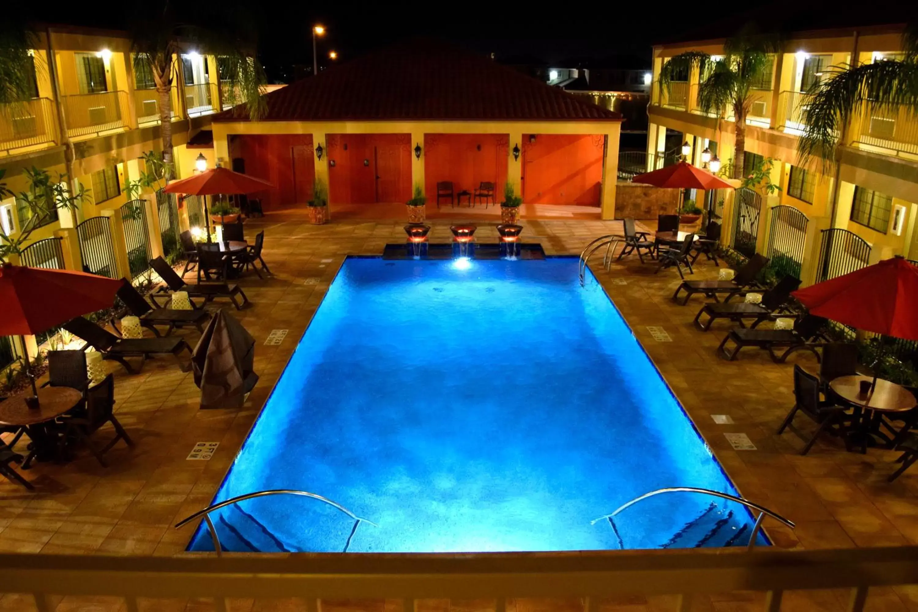 Night, Pool View in Best Western San Isidro Inn