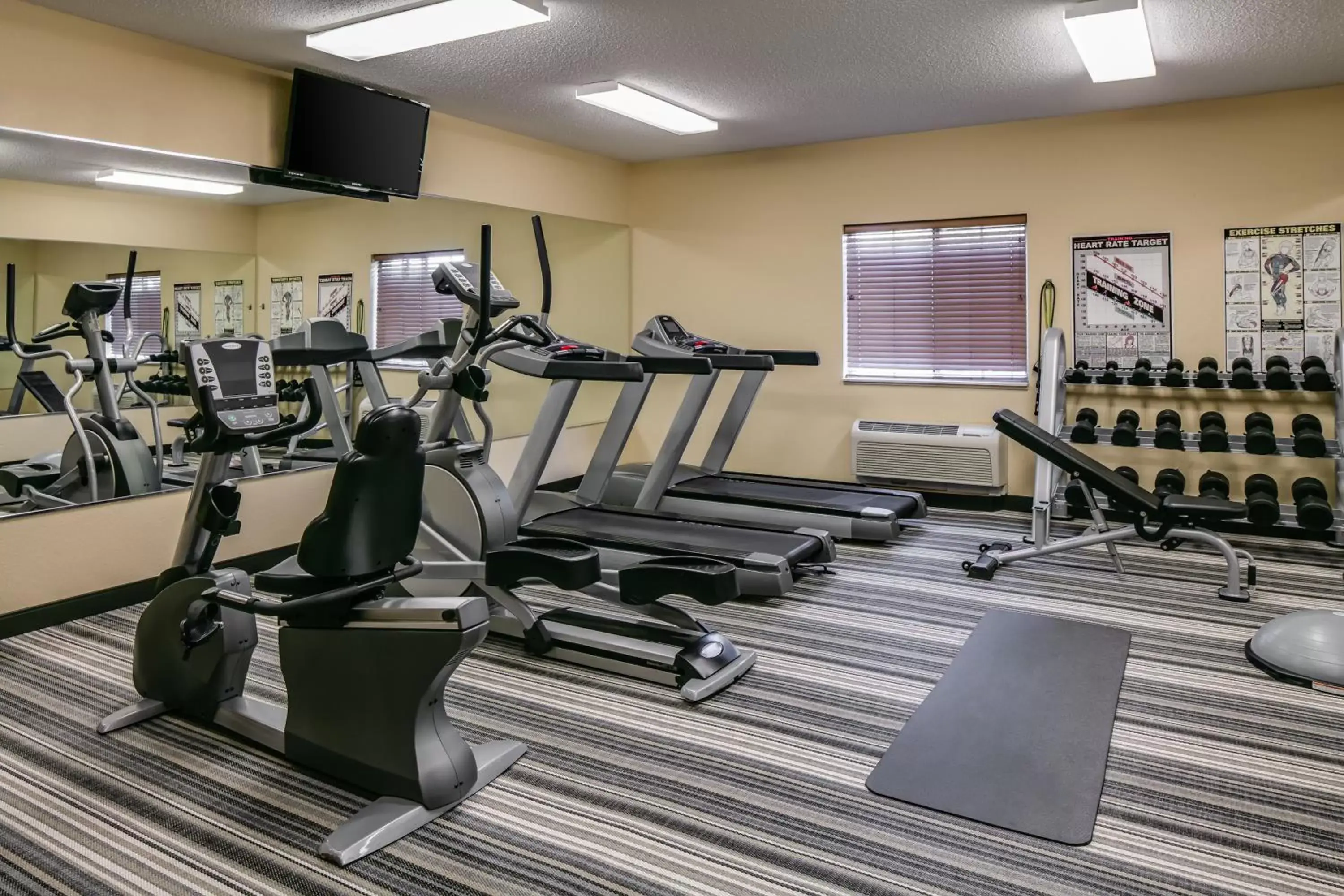 Fitness centre/facilities, Fitness Center/Facilities in Candlewood Suites Kenosha, an IHG Hotel