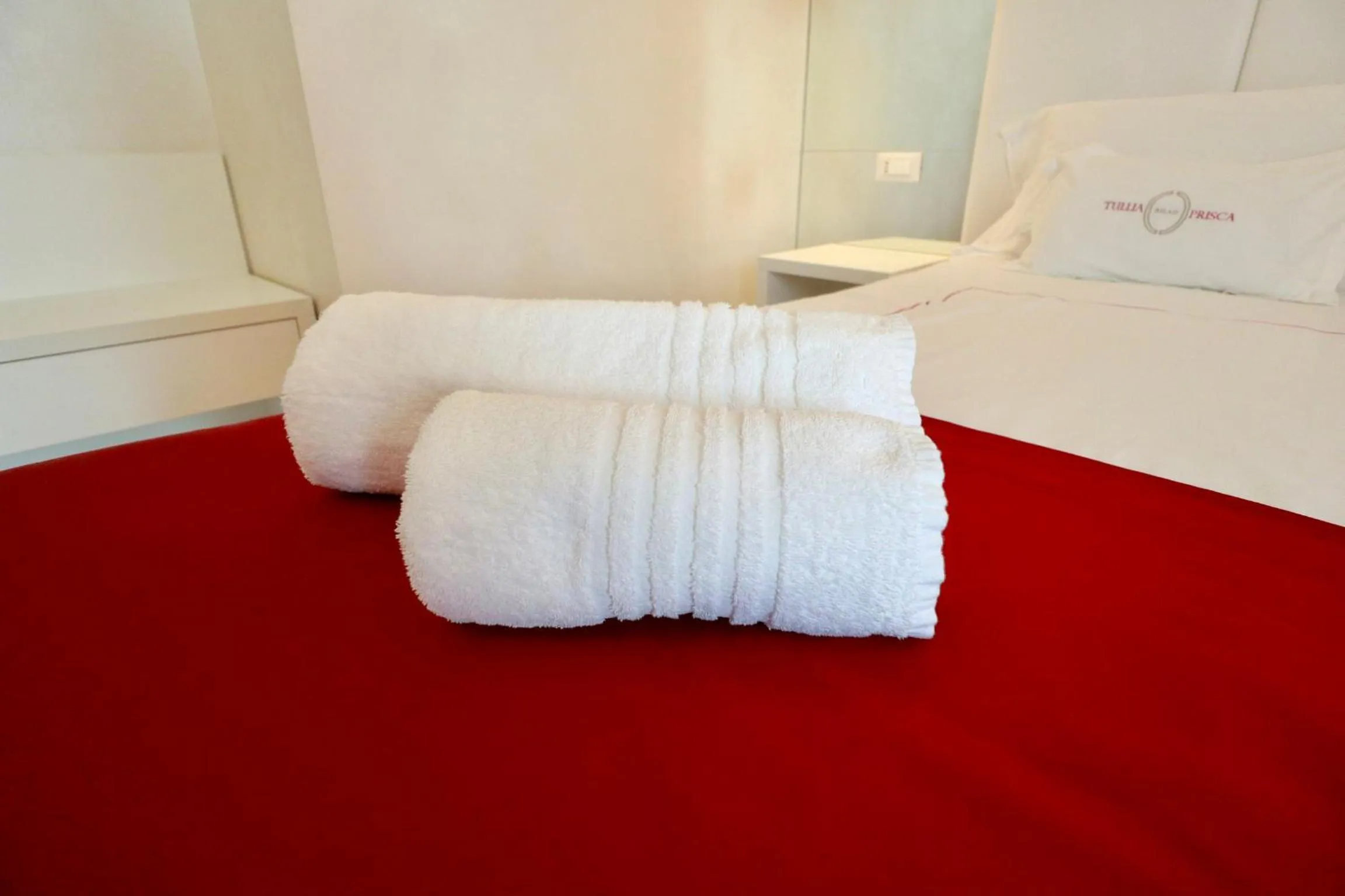 Decorative detail, Bed in Tullia&Prisca Relais