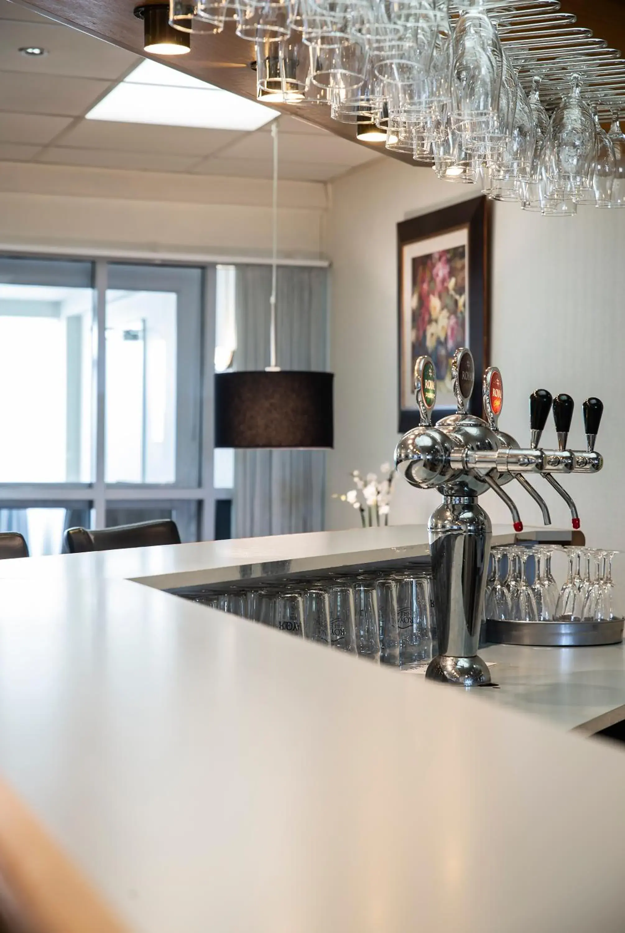 Lounge or bar in Østergaards Hotel