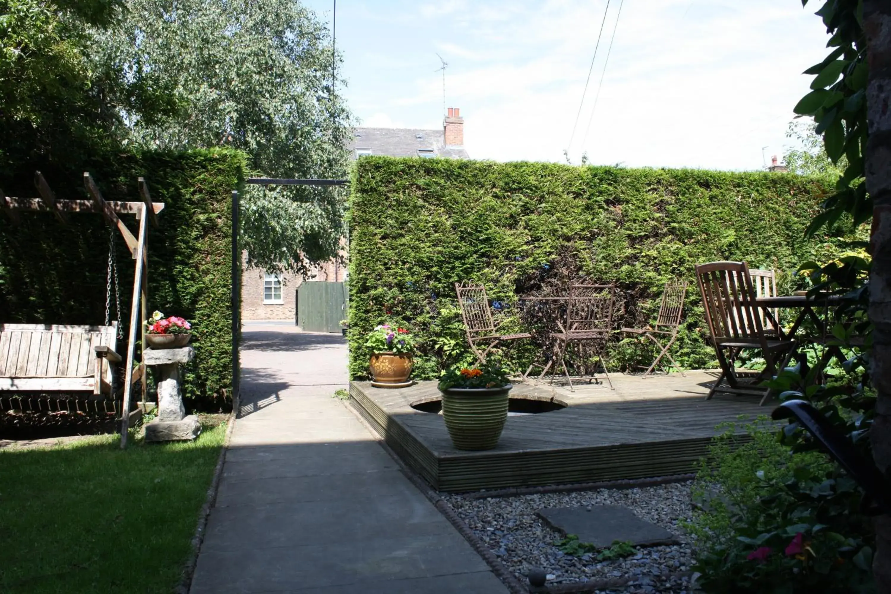 Patio in Holmwood House Guest Accommodation