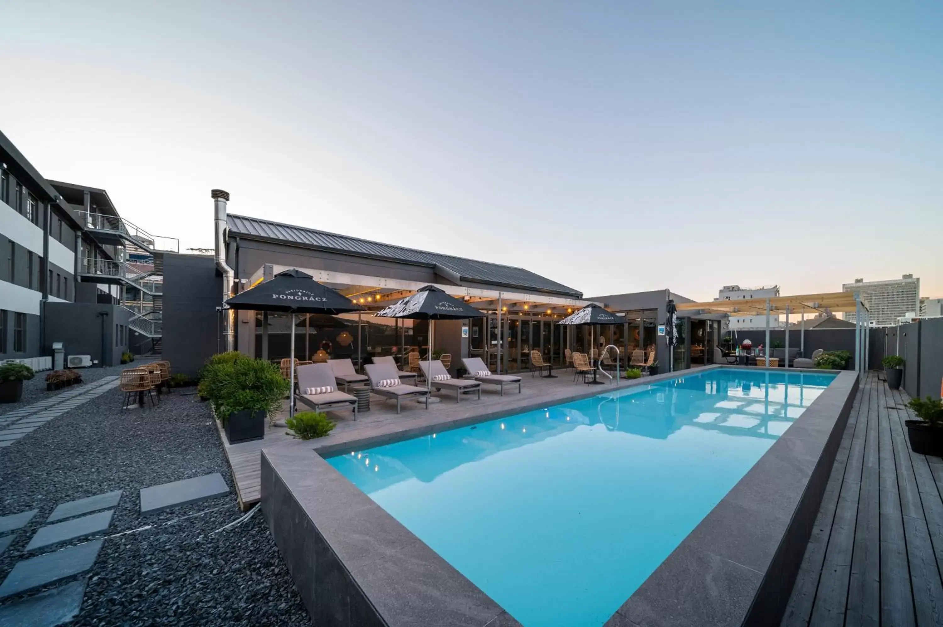 Property building, Swimming Pool in Kloof Street Hotel - Lion Roars Hotels & Lodges