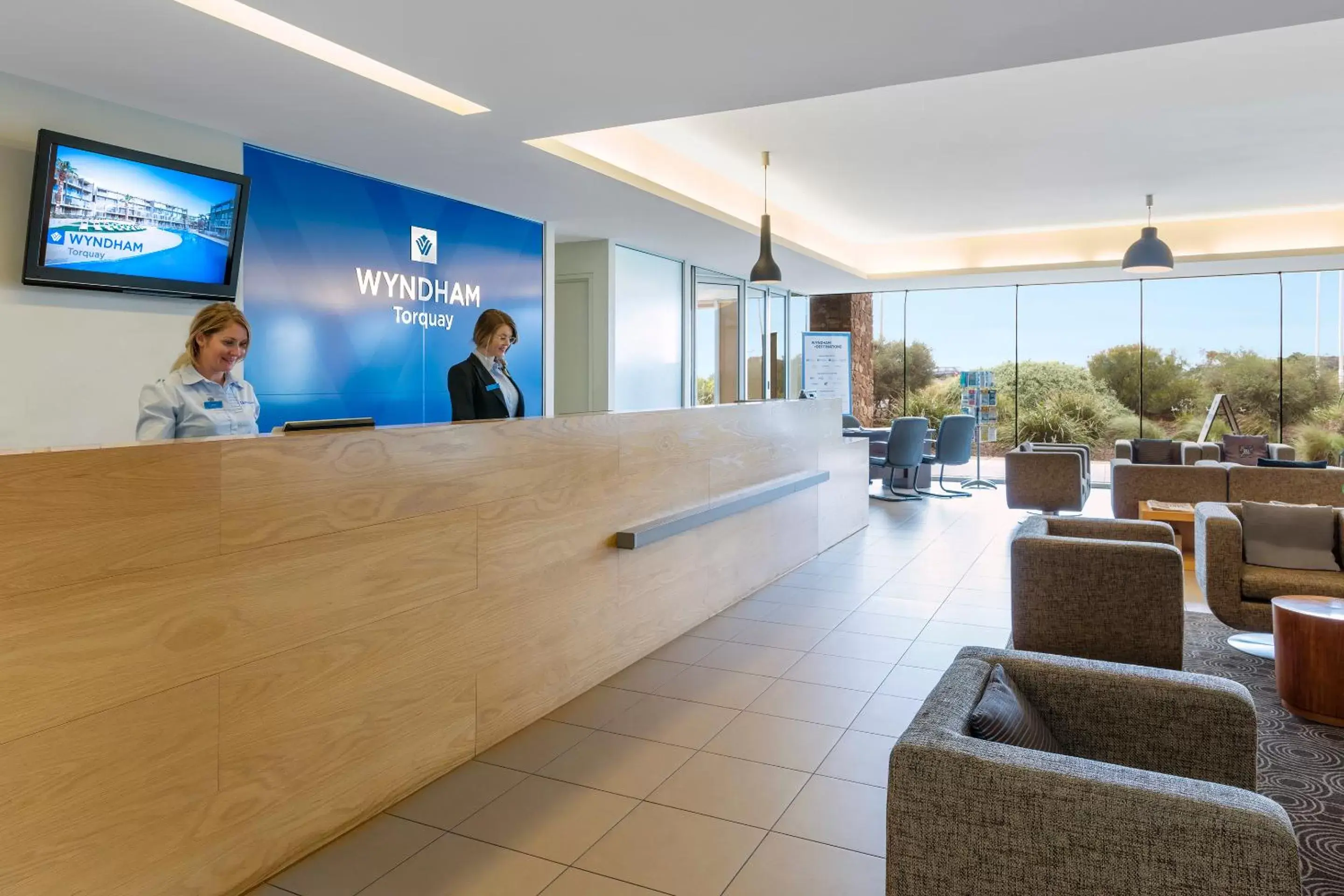 Lobby or reception in Wyndham Resort Torquay Lobby or reception in Wyndham Resort Torquay