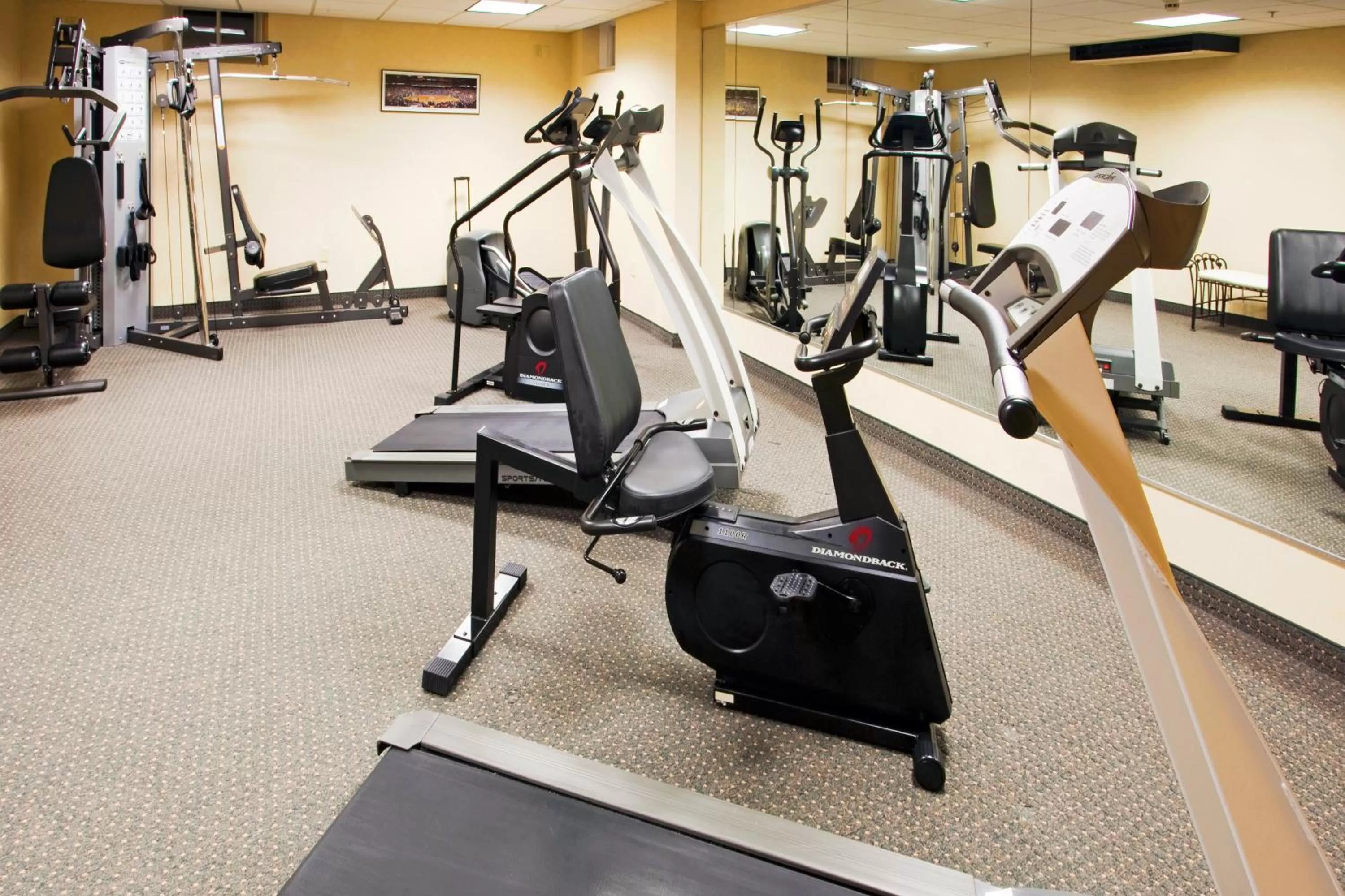 Fitness centre/facilities in Holiday Inn Express Hotel & Suites Boston - Marlboro by IHG