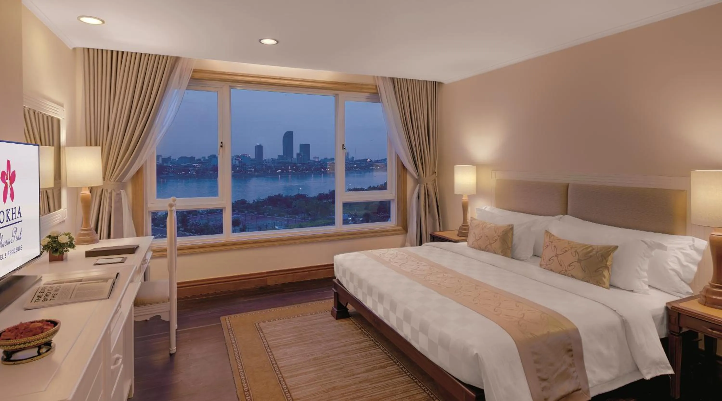 Bedroom, Bed in Sokha Phnom Penh Residence