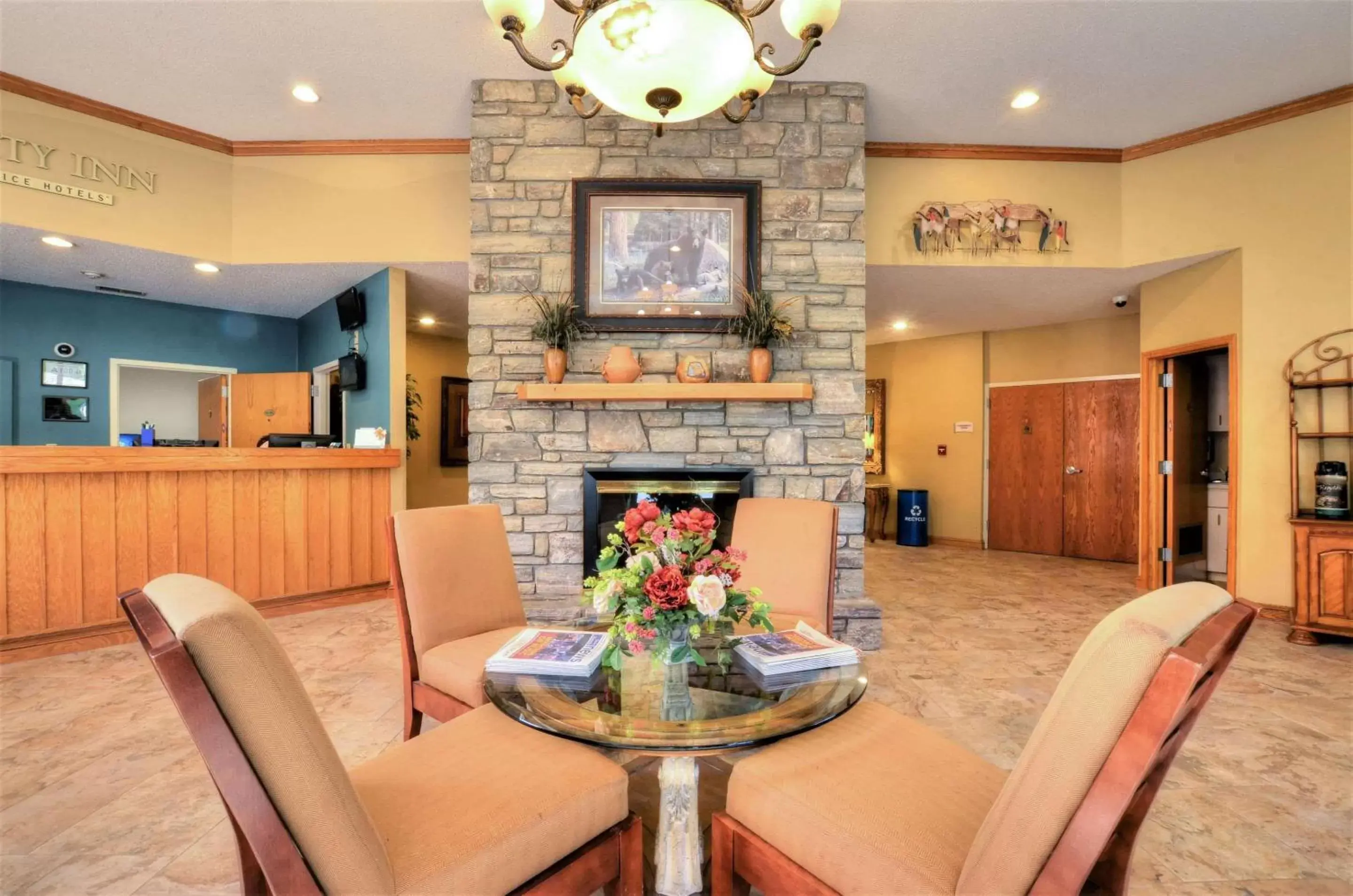 Lobby or reception in Quality Inn Cherokee Lobby or reception in Quality Inn Cherokee