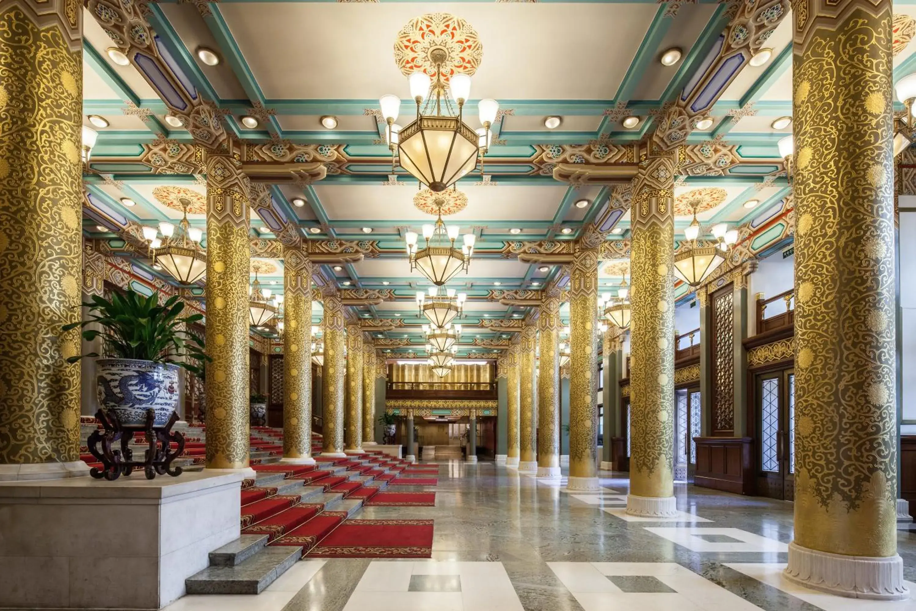 Lobby or reception in Beijing Hotel