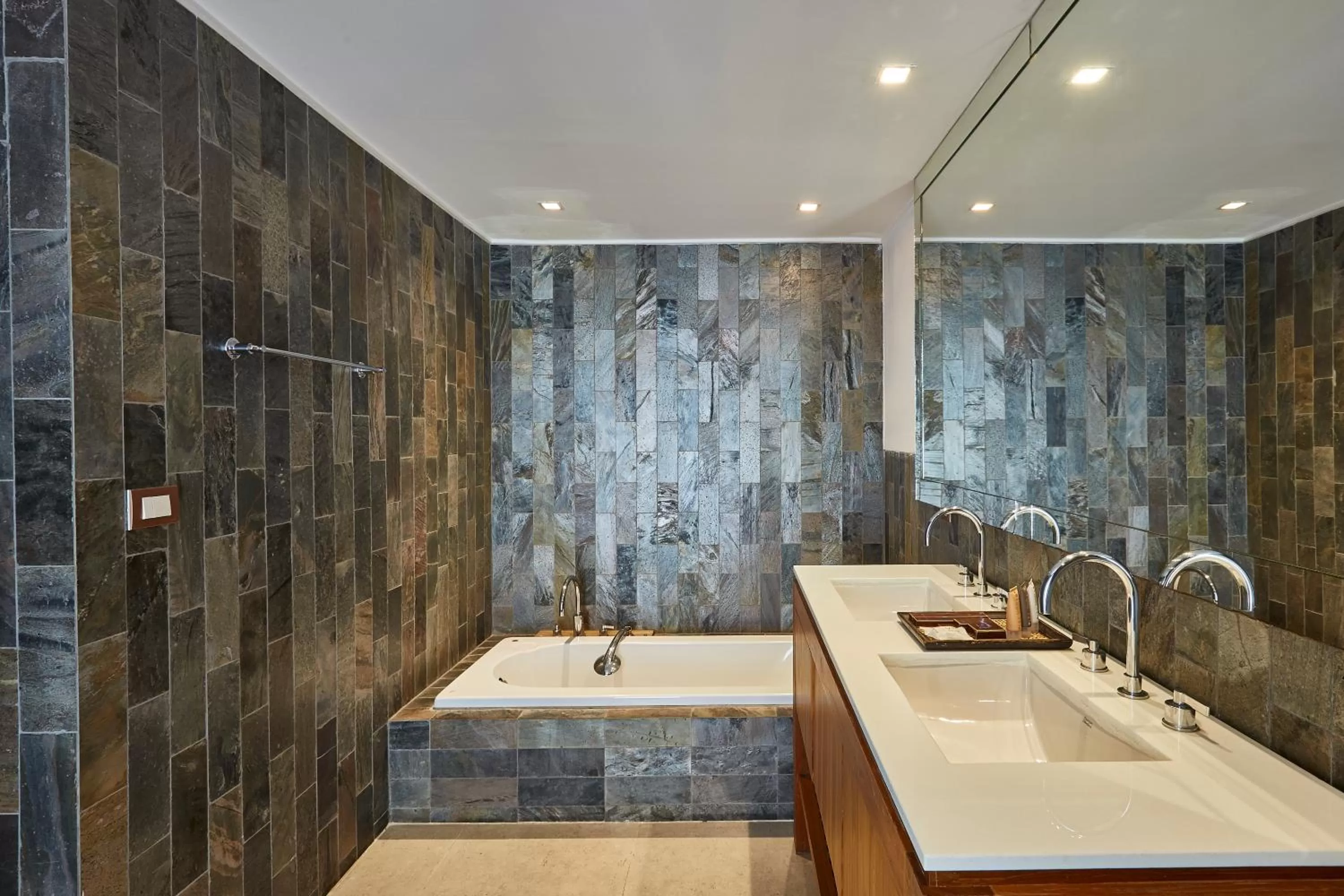 Bathroom in LUXX Langsuan Hotel - SHA Plus