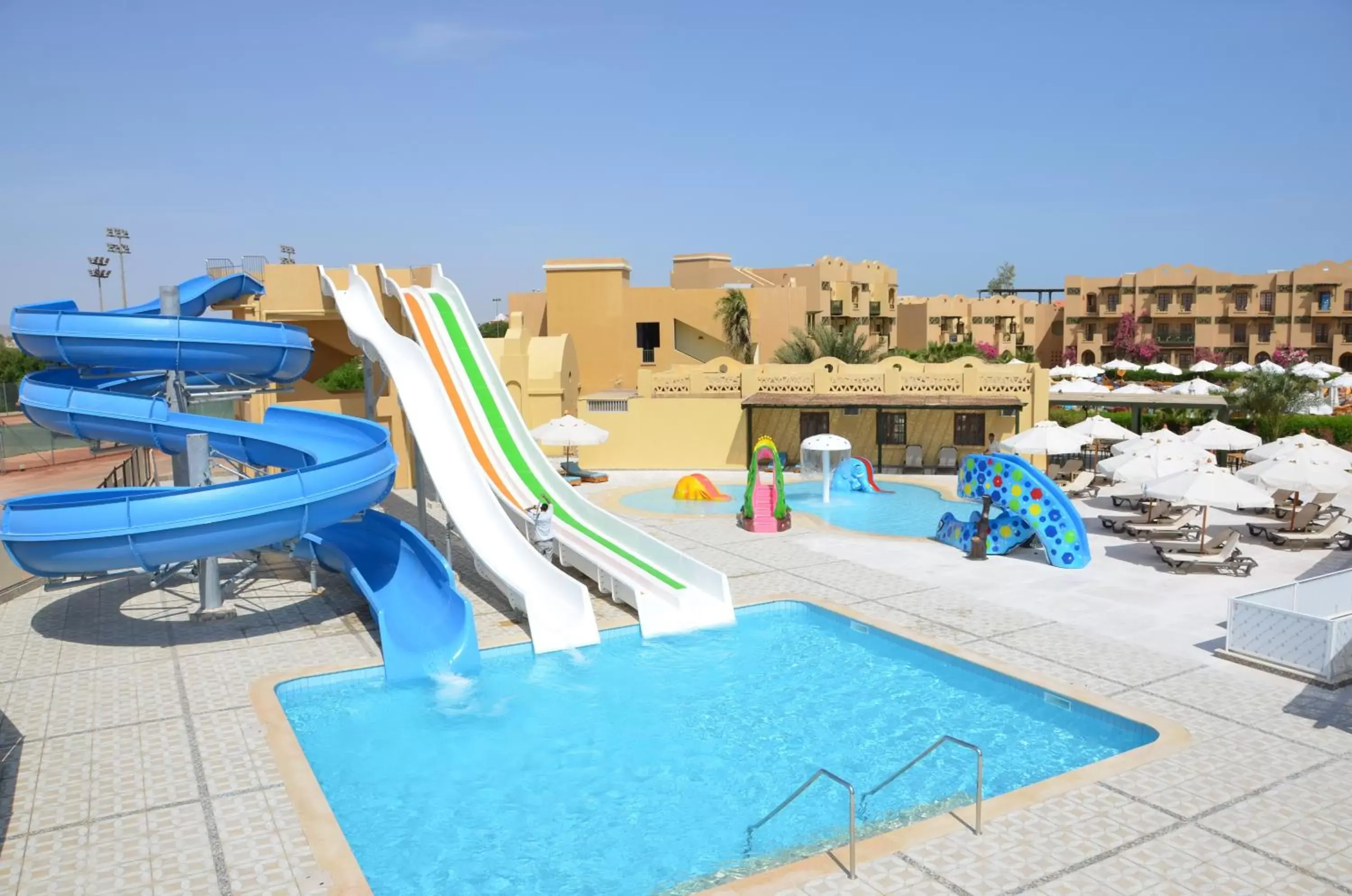 Aqua park, Water Park in The Three Corners Rihana Resort El Gouna