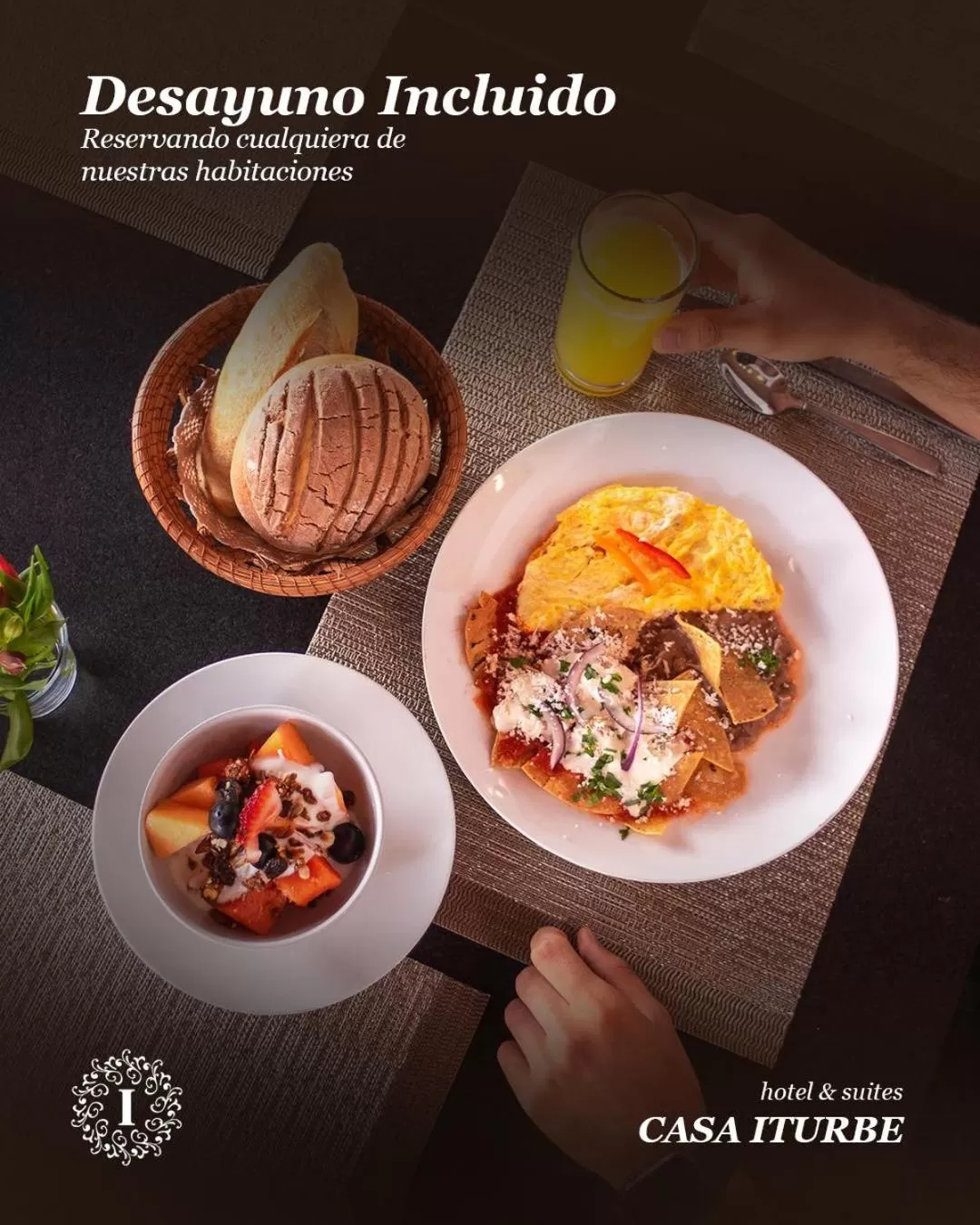 Breakfast in Hotel Casa Iturbe