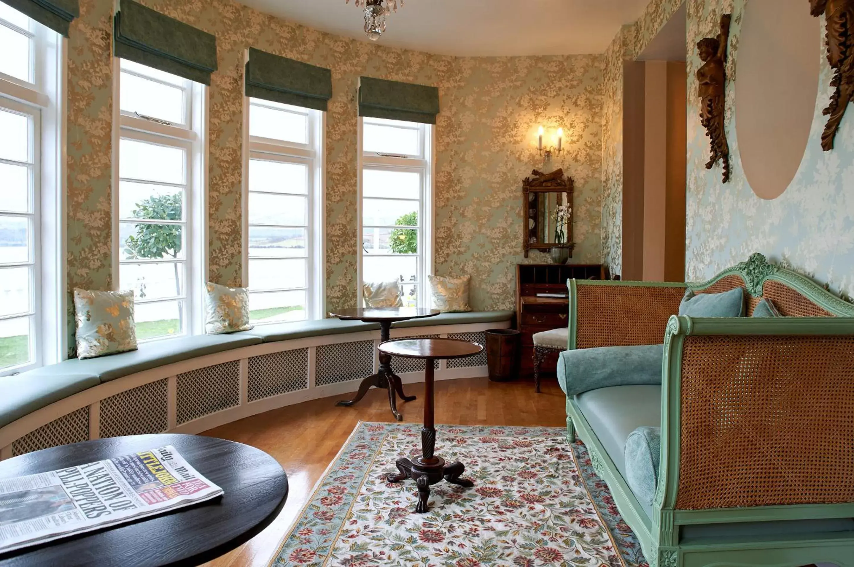 Seating Area in Portmeirion Village & Castell Deudraeth