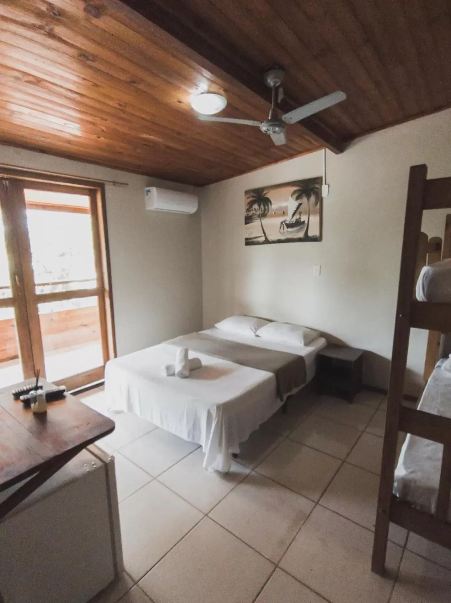 Quadruple Room with Balcony in Pousada La Cabana Quadruple Room with Balcony in Pousada La Cabana