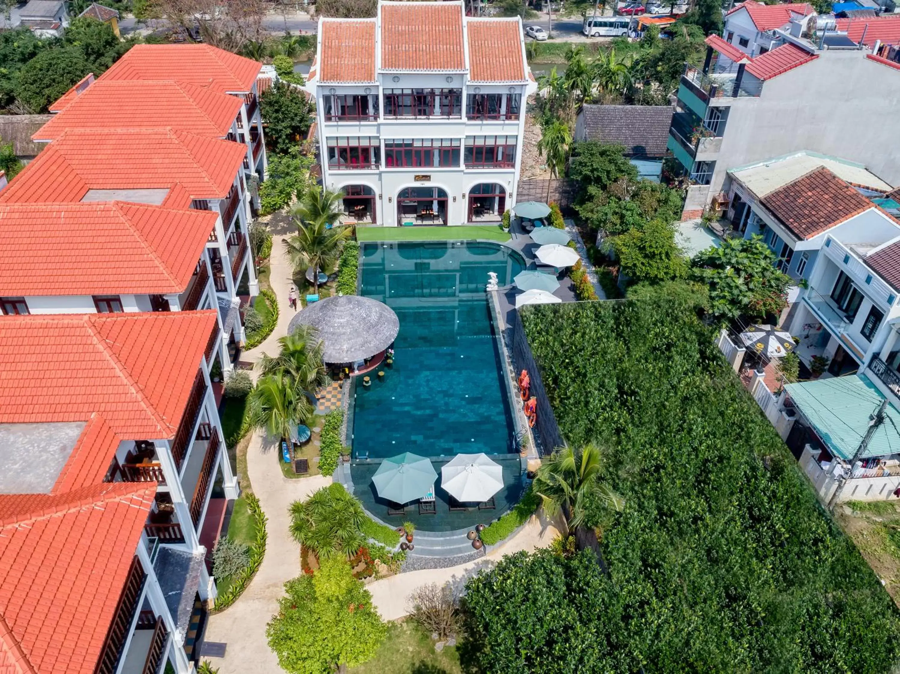 Bird's eye view, Bird's-eye View in Hoi An Emotion Boutique Hotel