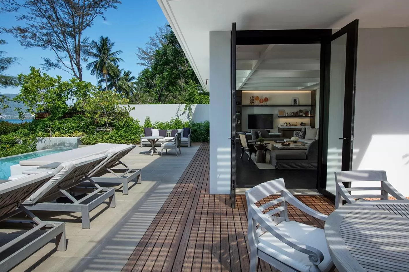 Patio in Rosewood Phuket
