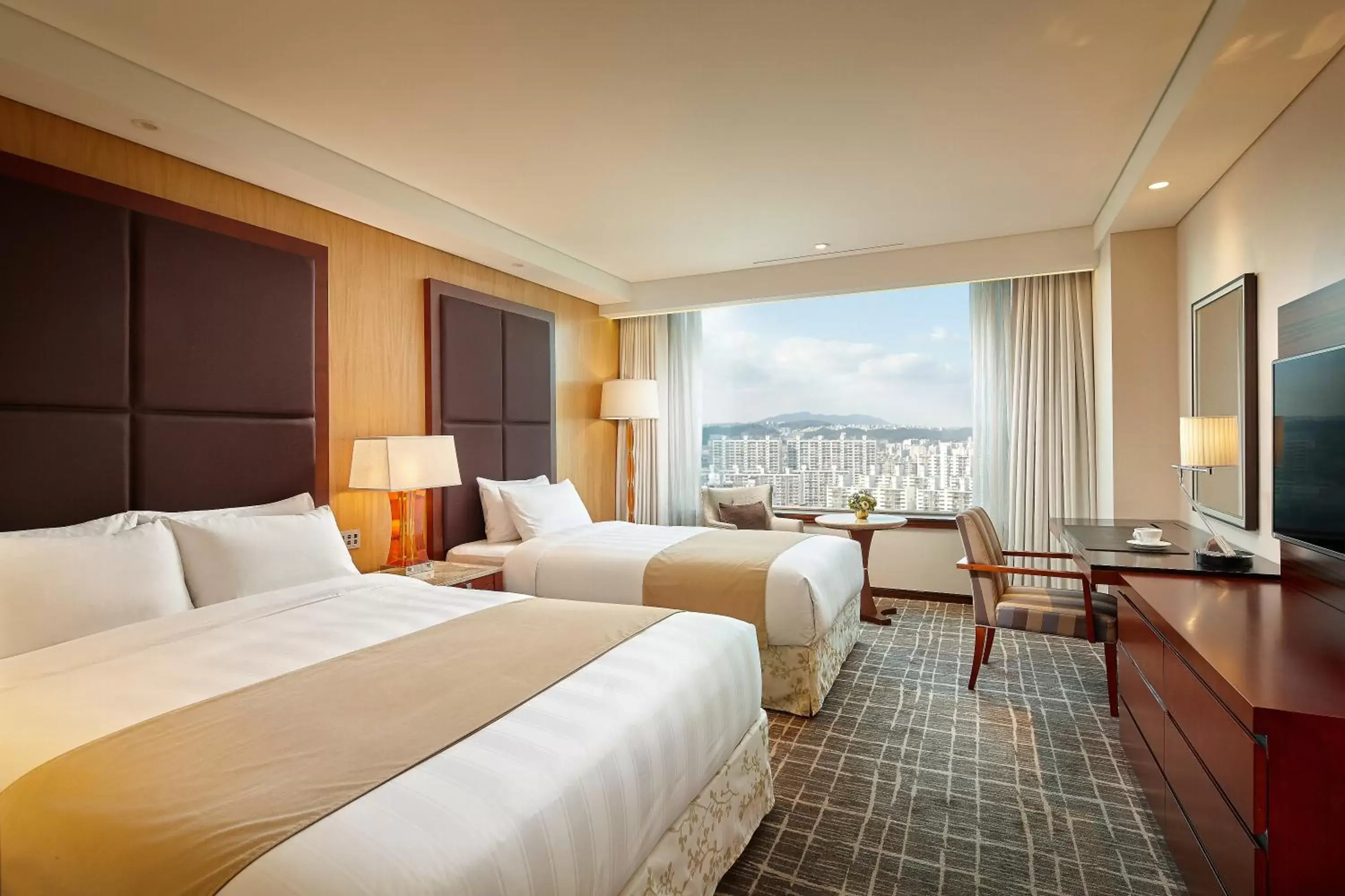 City view in Lotte Hotel Ulsan