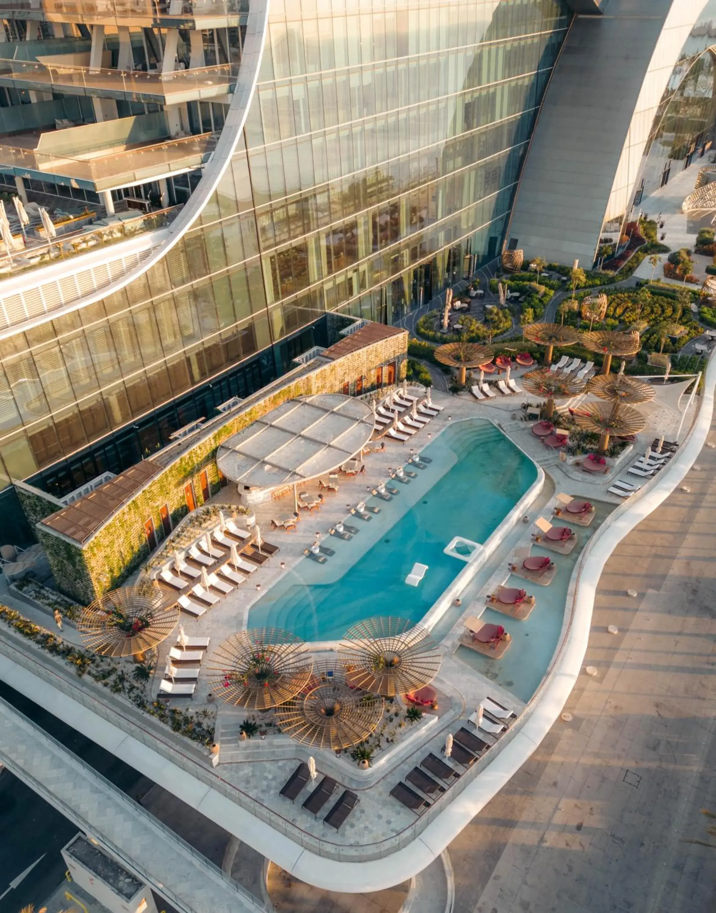 Swimming pool, Pool View in Fairmont Doha