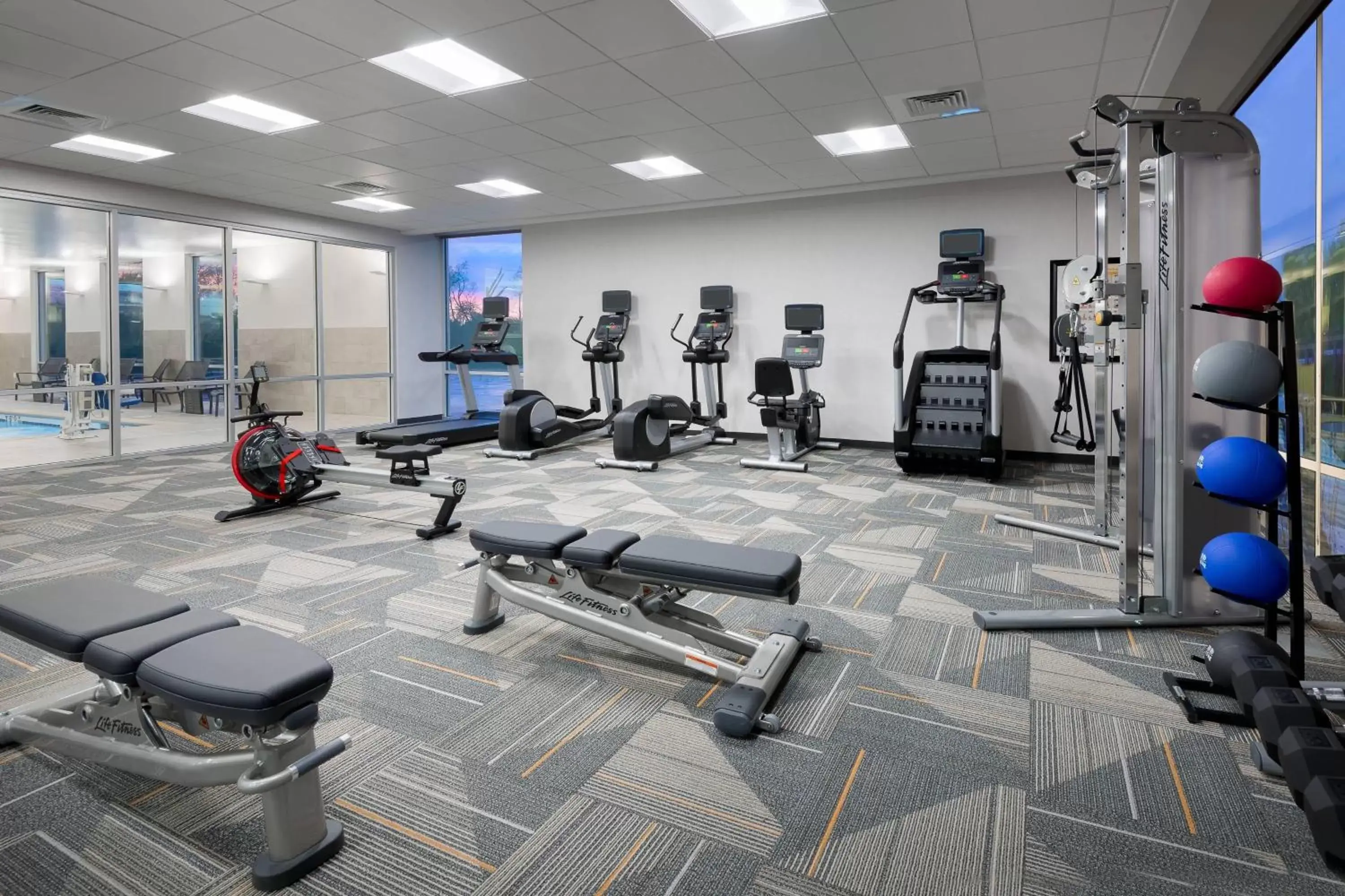 Fitness centre/facilities, Fitness Center/Facilities in SpringHill Suites by Marriott Indianapolis Westfield