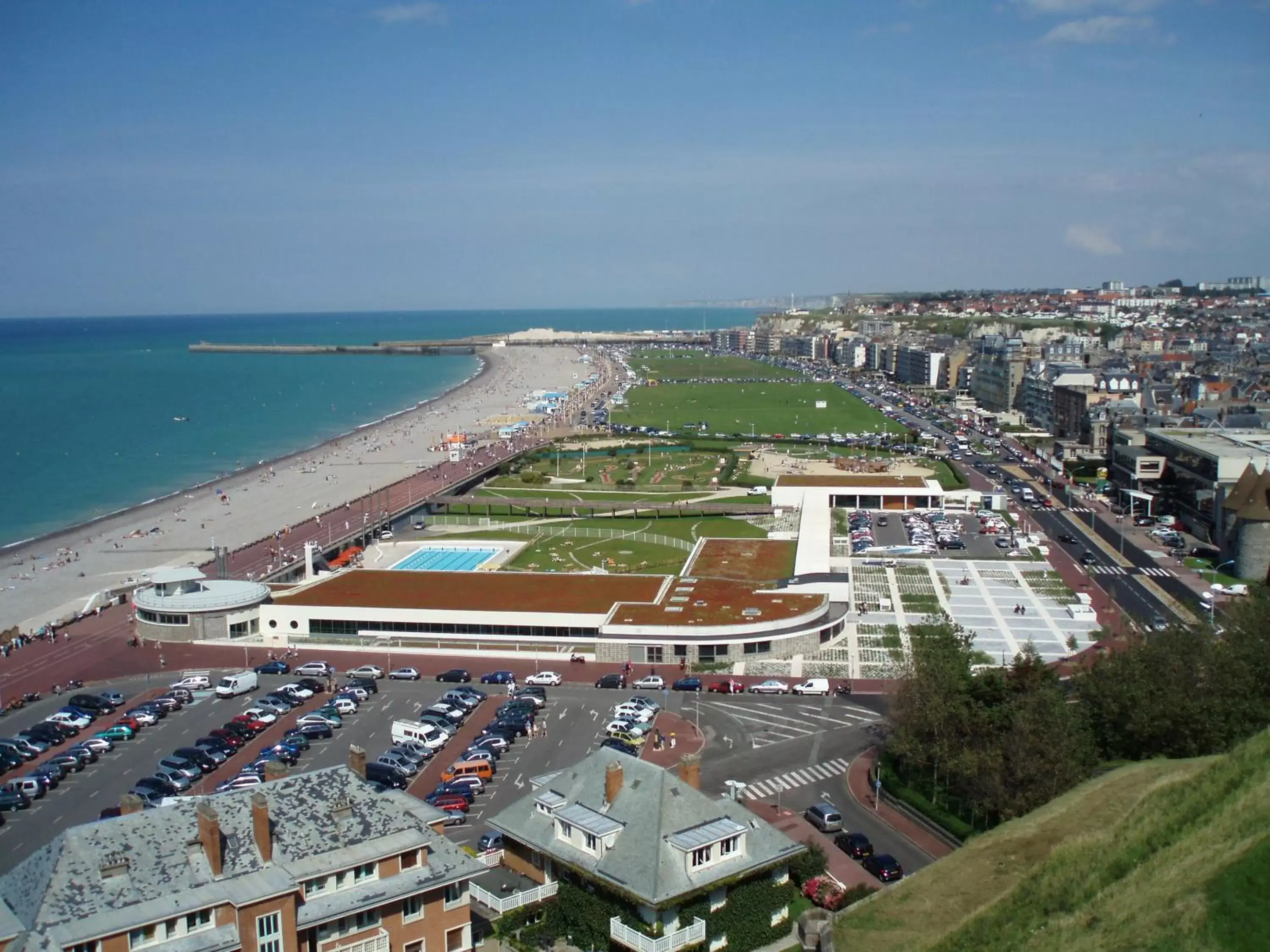 Off site, Bird's-eye View in ibis budget Dieppe Centre Port